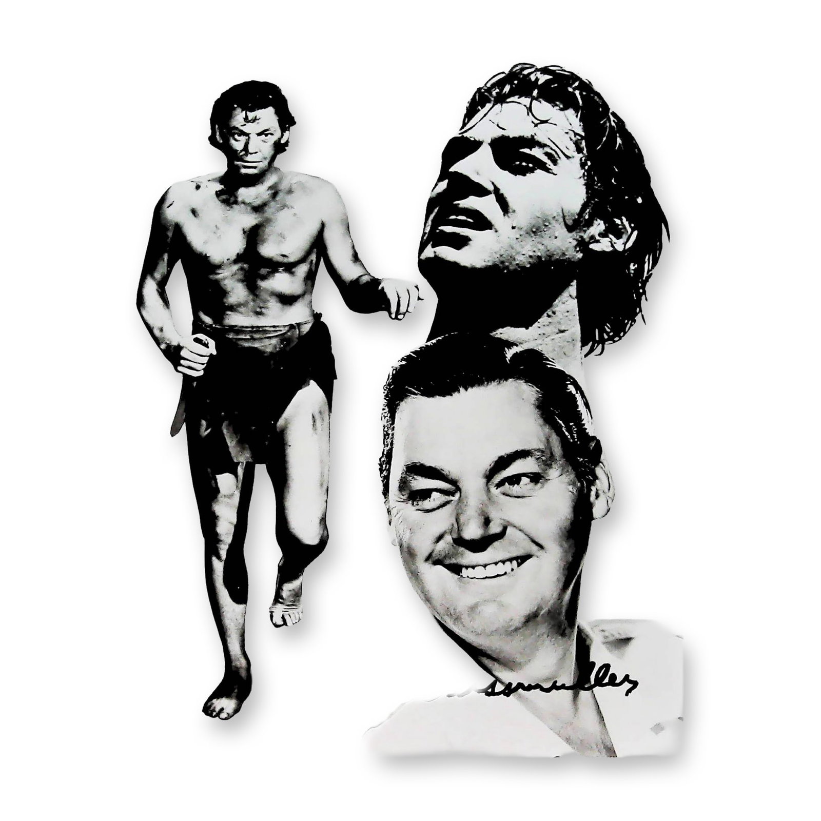 Johnny Weissmuller Signed Publicity Photograph as Tarzan (1 of 2)