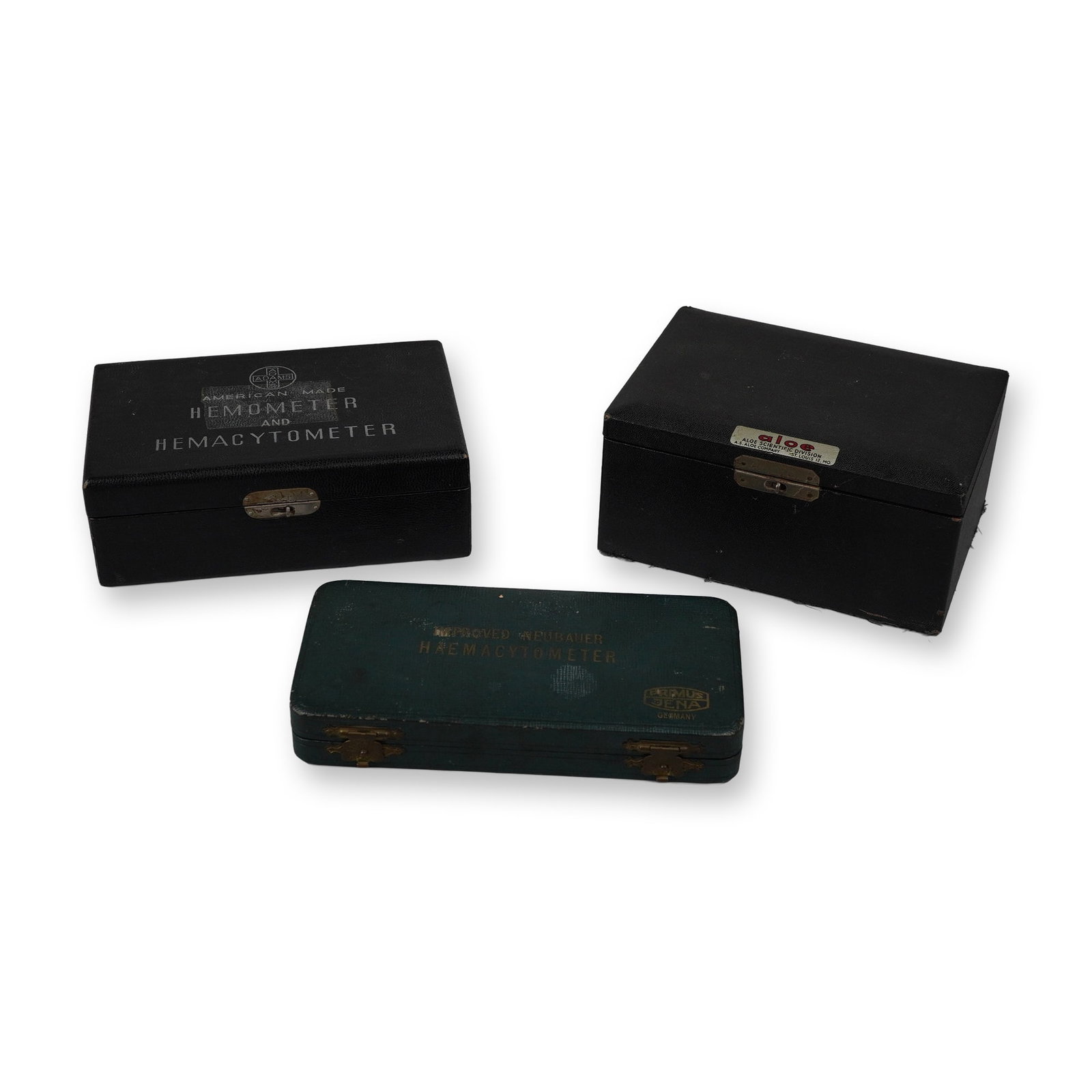 A Three-Piece Scientific Instrument Grouping Including Aloe American Optical Spencer Hb-Meter, Adams (1 of 5)