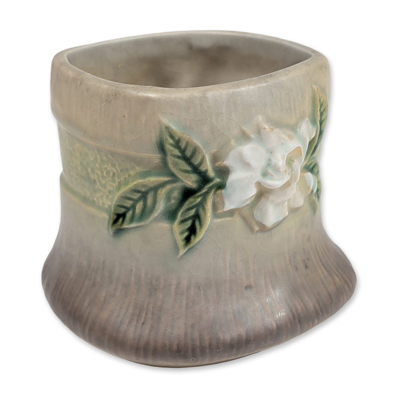 Roseville Pottery Planter Vase, Gardenia (1 of 5)