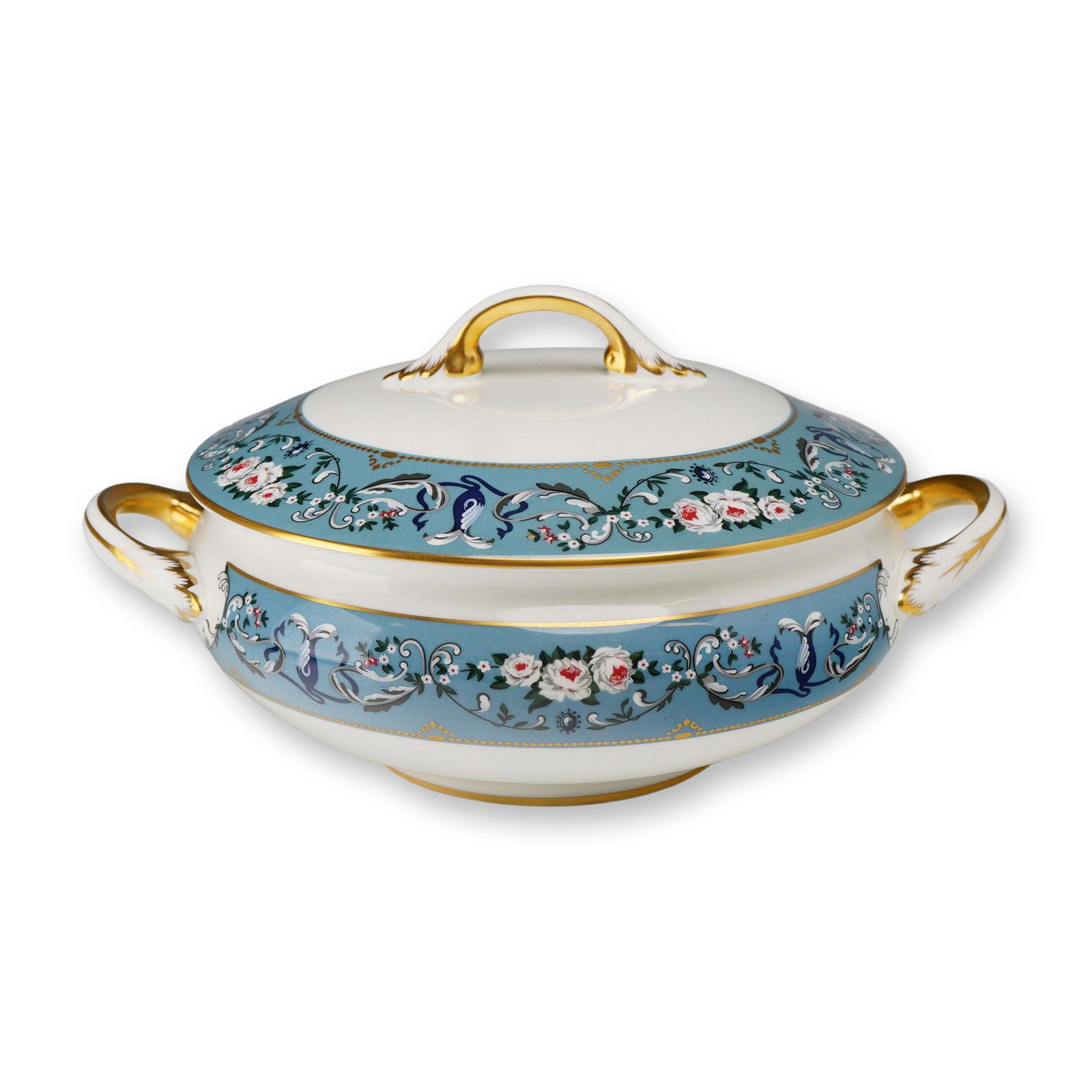 Wedgwood Ralph Lauren Bone China Covered Vegetable Dish, Annalia (1 of 3)