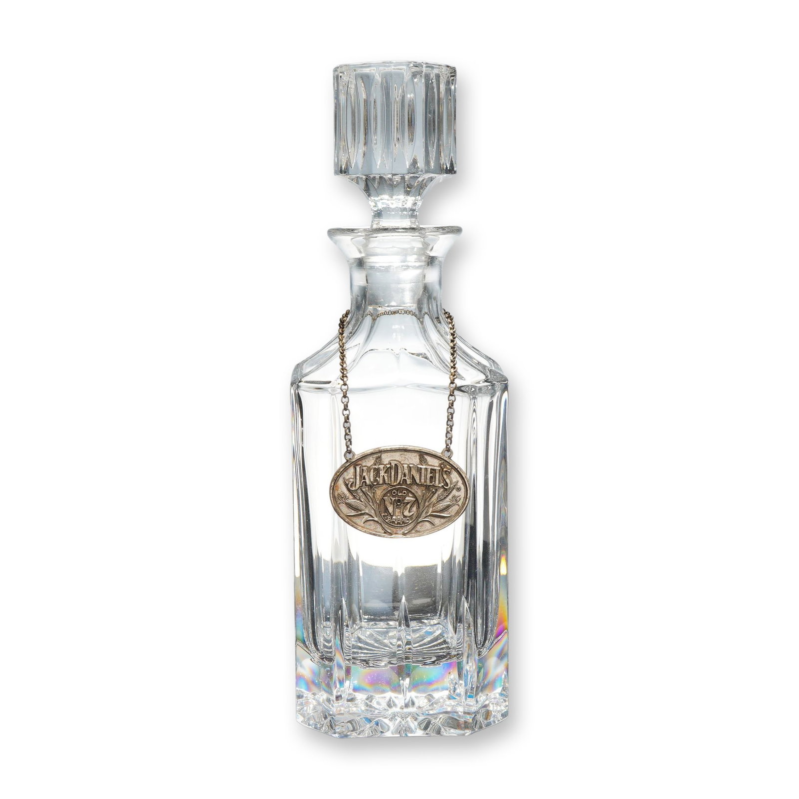 Jack Daniel's Limited Edition Crystal Whiskey Decanter with Stopper and Tag (1 of 4)