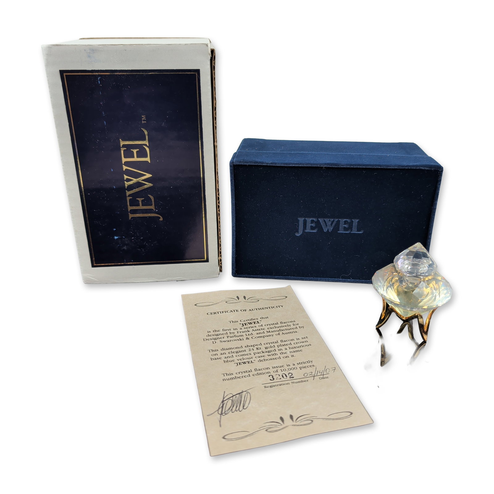 Swarovski Jewel Limited Edition Crystal Perfume Flacon with COA (1 of 5)