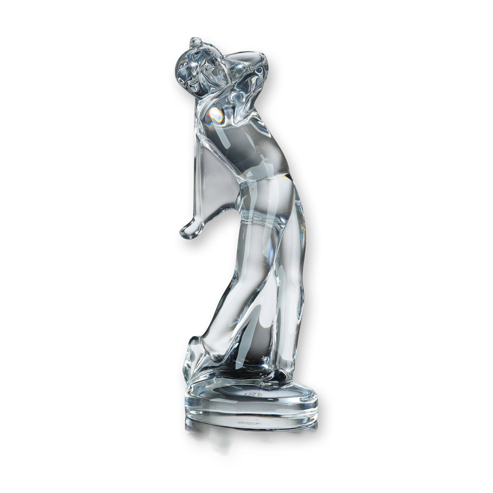 Baccarat Crystal Male Golfer Sculpture (1 of 5)