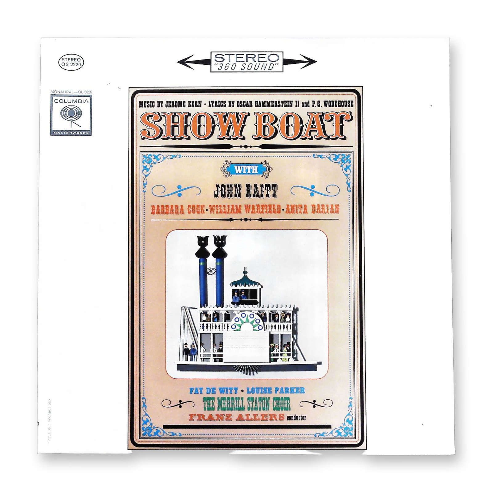 Show Boat by Jerome Kern 1962 Studio Cast LP Record (1 of 3)