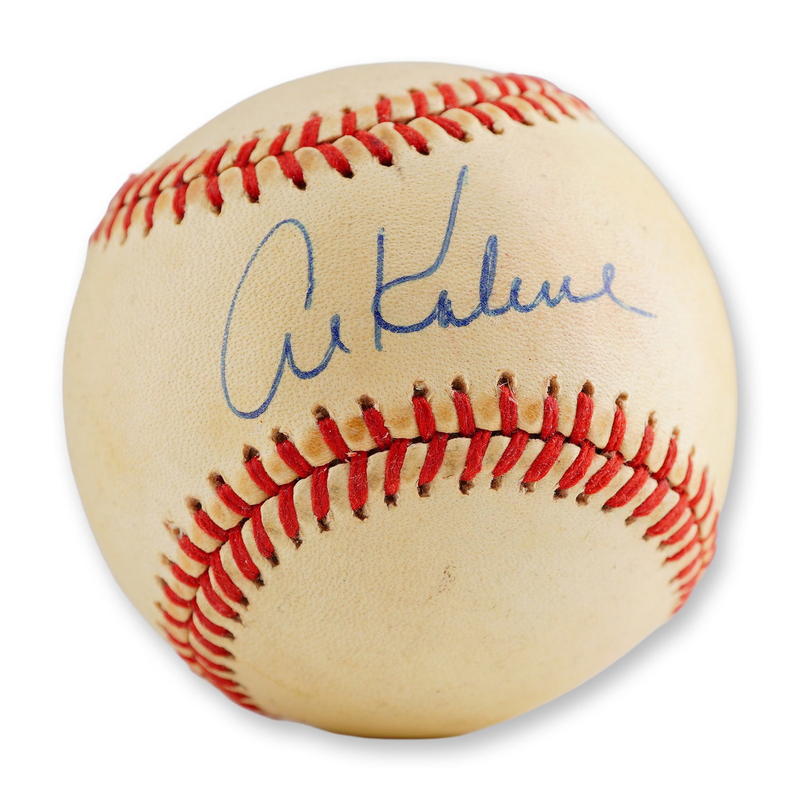Al Kaline Single-Signed Rawlings Official American League Baseball, PSA Authenticated (1 of 3)