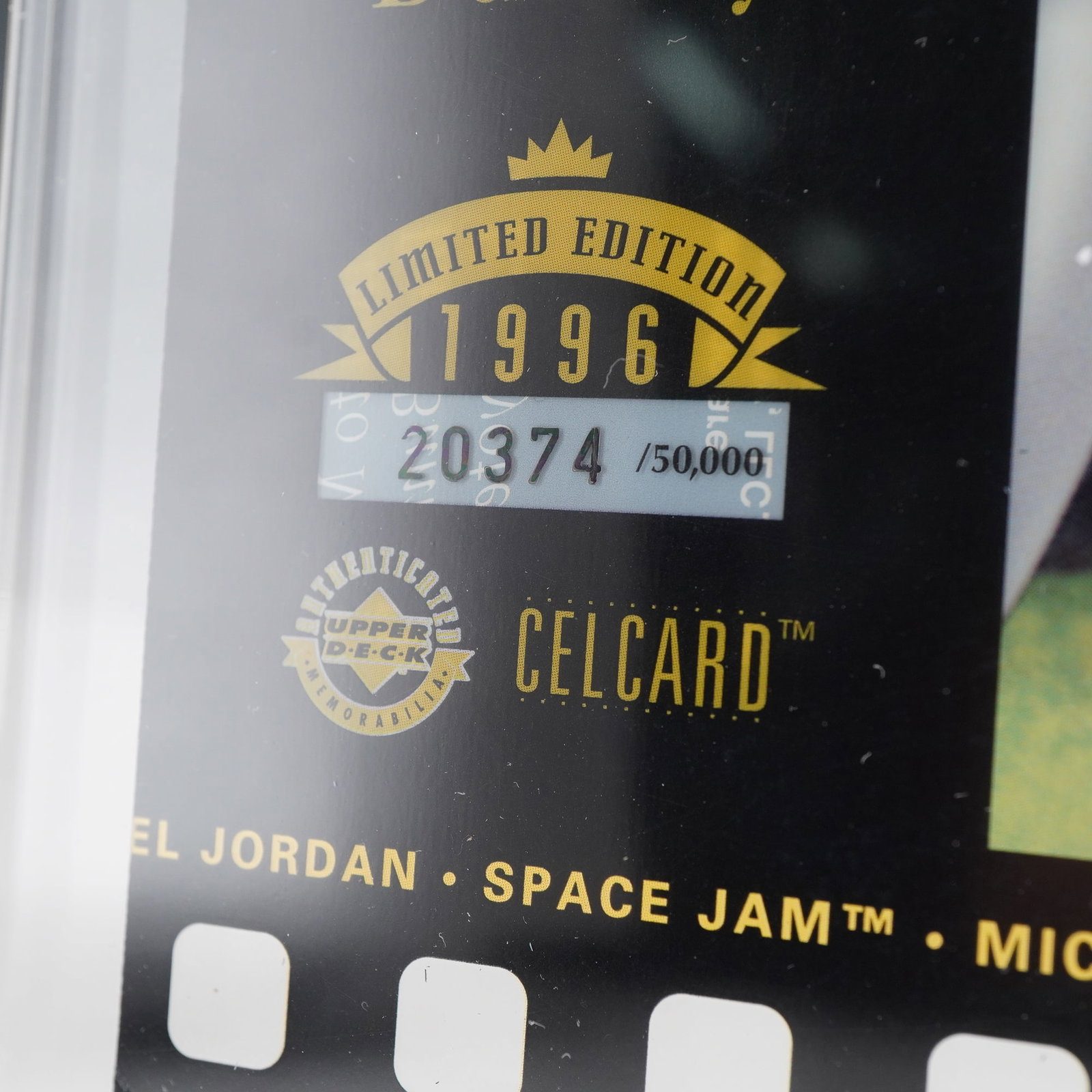 Upper Deck 1996 Space Jam CelCard - 2