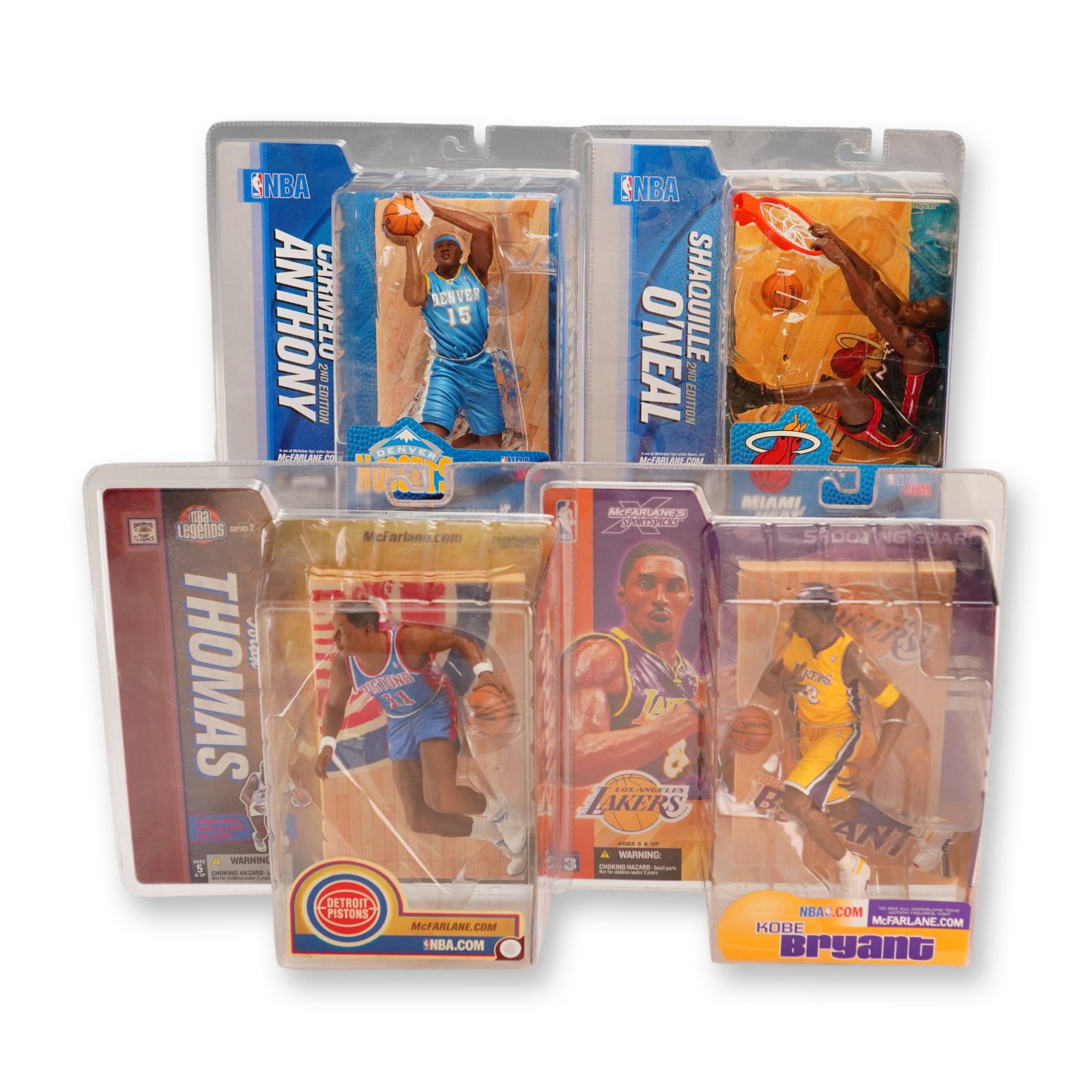 4pc McFarlane Toys NBA SportsPicks Action Figures Lot (1 of 3)
