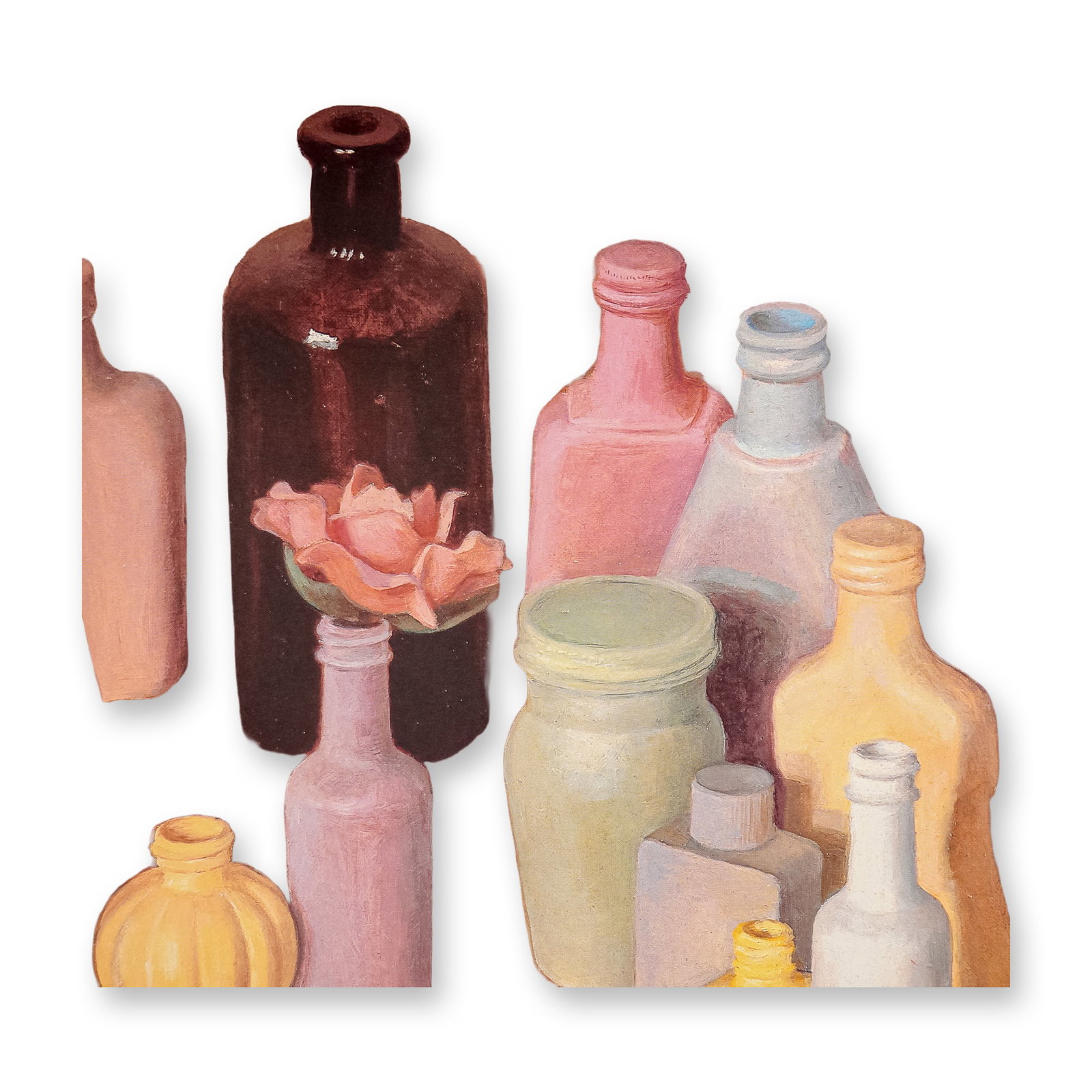 Tomar Levine, Lithograph on Paper, Bottle Still Life, Signed & Numbered (1 of 4)