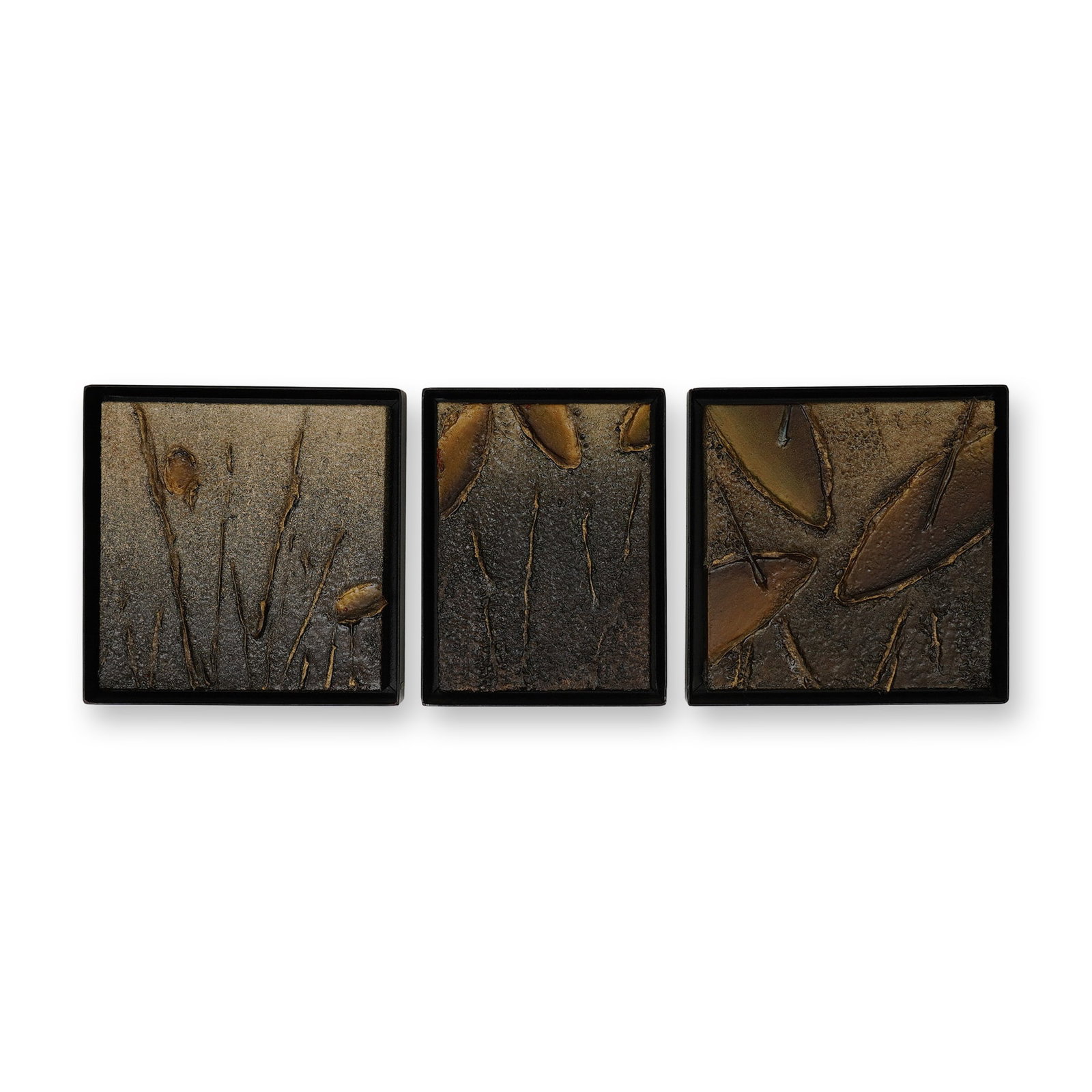 Richard Boprae (Canadian b.1971) Mixed Media Triptych, Healing, Signed (1 of 9)