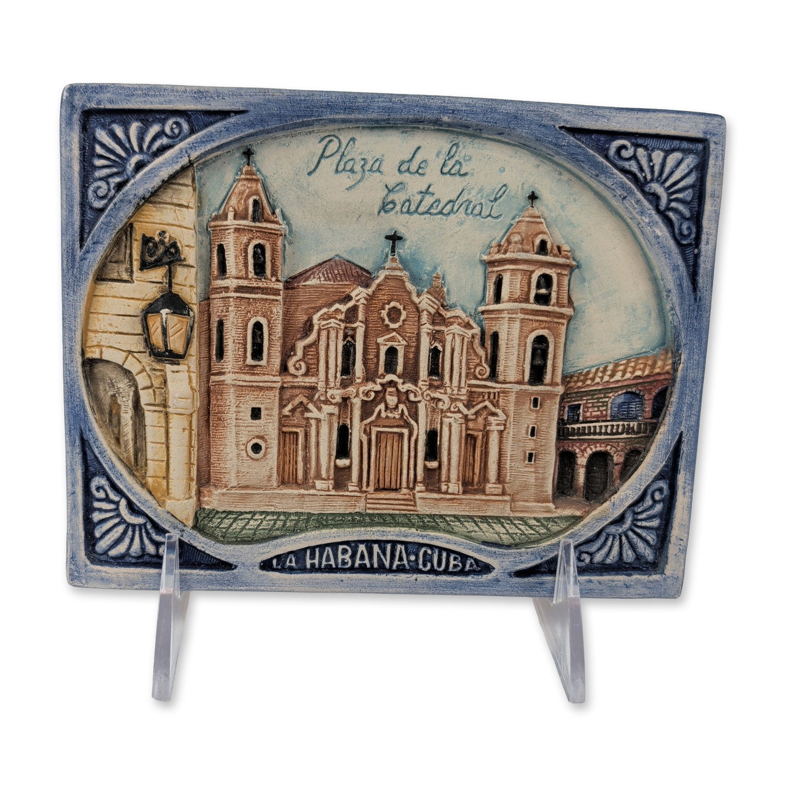 Guillon Ceramics Argentine Relief Molded Havana Wall Plaque (1 of 3)