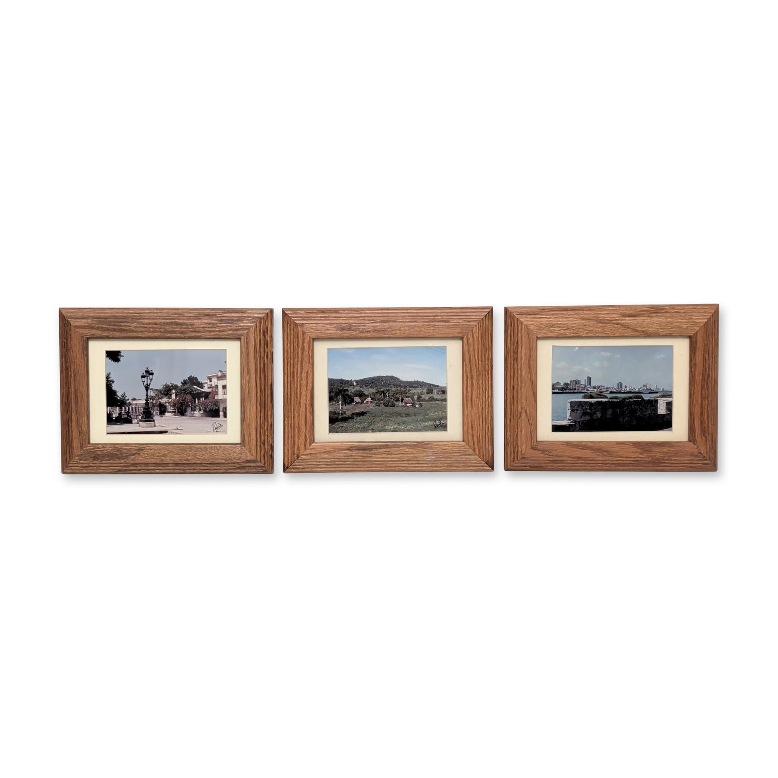 3pcs Chromogenic Prints on Paper, Cuban Landscapes and Urban Views, Signed (1 of 6)