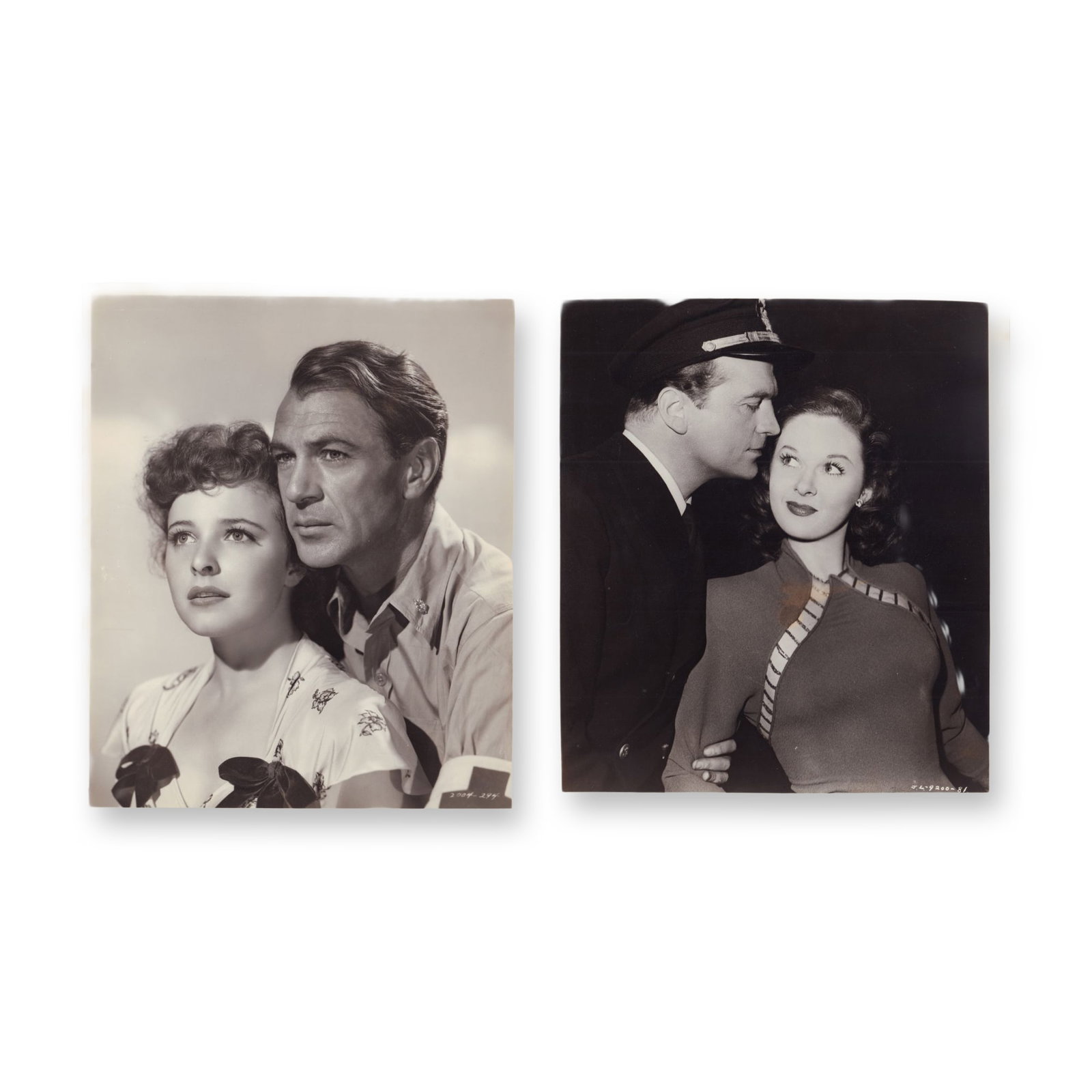 10pc Black and White Movie Star Photos c. 1940 (1 of 6)