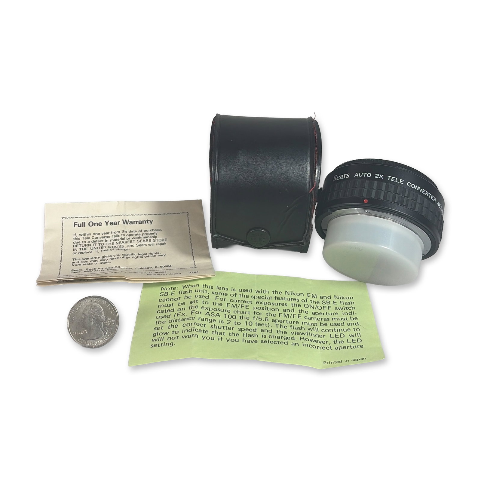 Sears Auto 2X Teleconverter Nikon AI Mount (1 of 4)