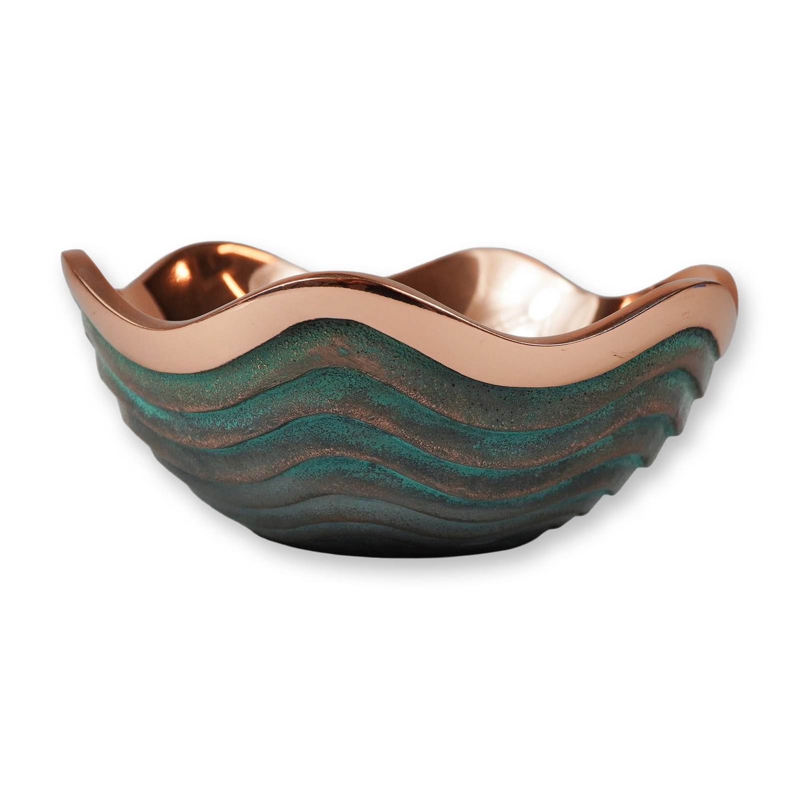 Lisa Smith for Nambe Copper Canyon Mini Bowl, Model MT0228 (1 of 3)