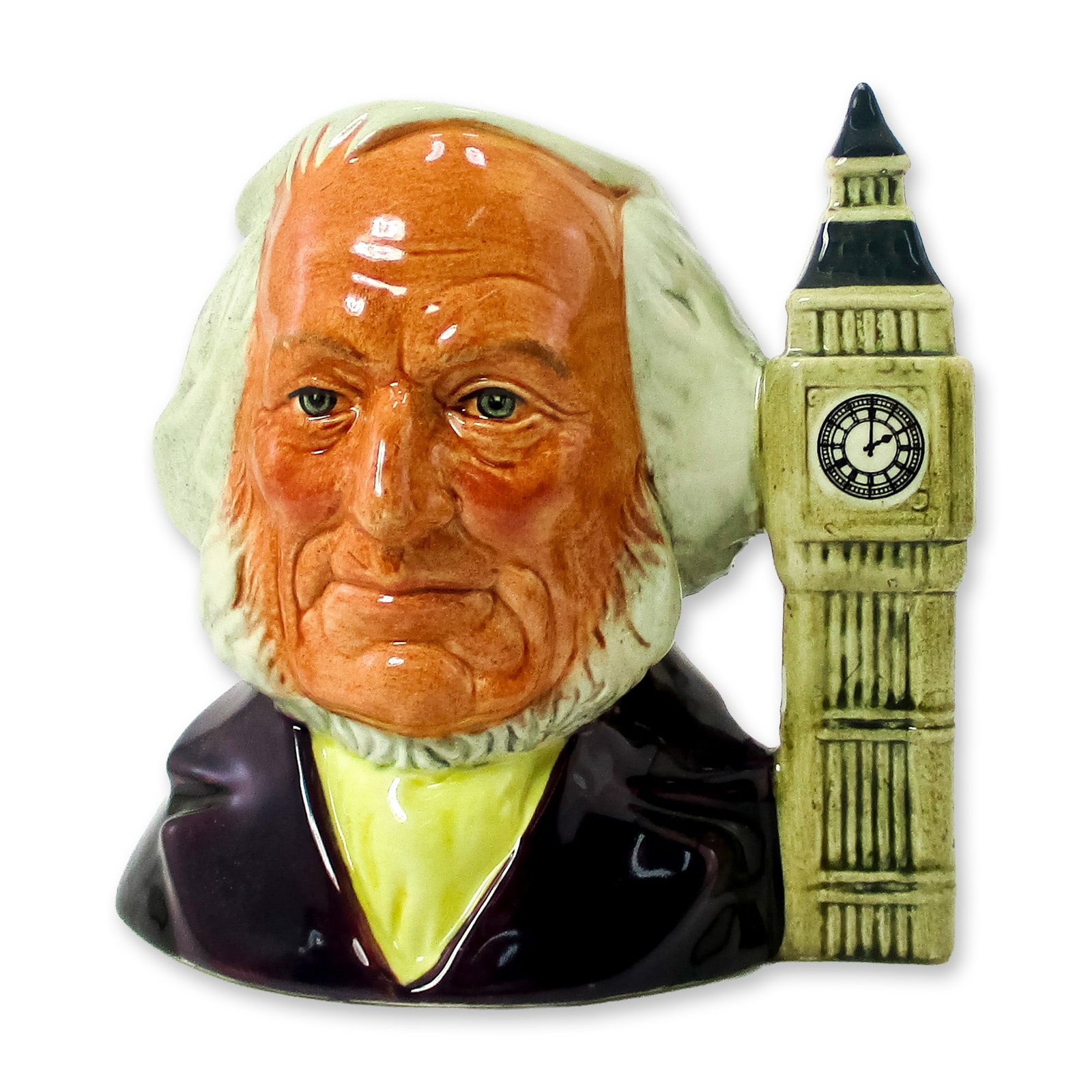 John Doulton 2 O'Clock D6656 Small Doulton Character Jug (1 of 5)