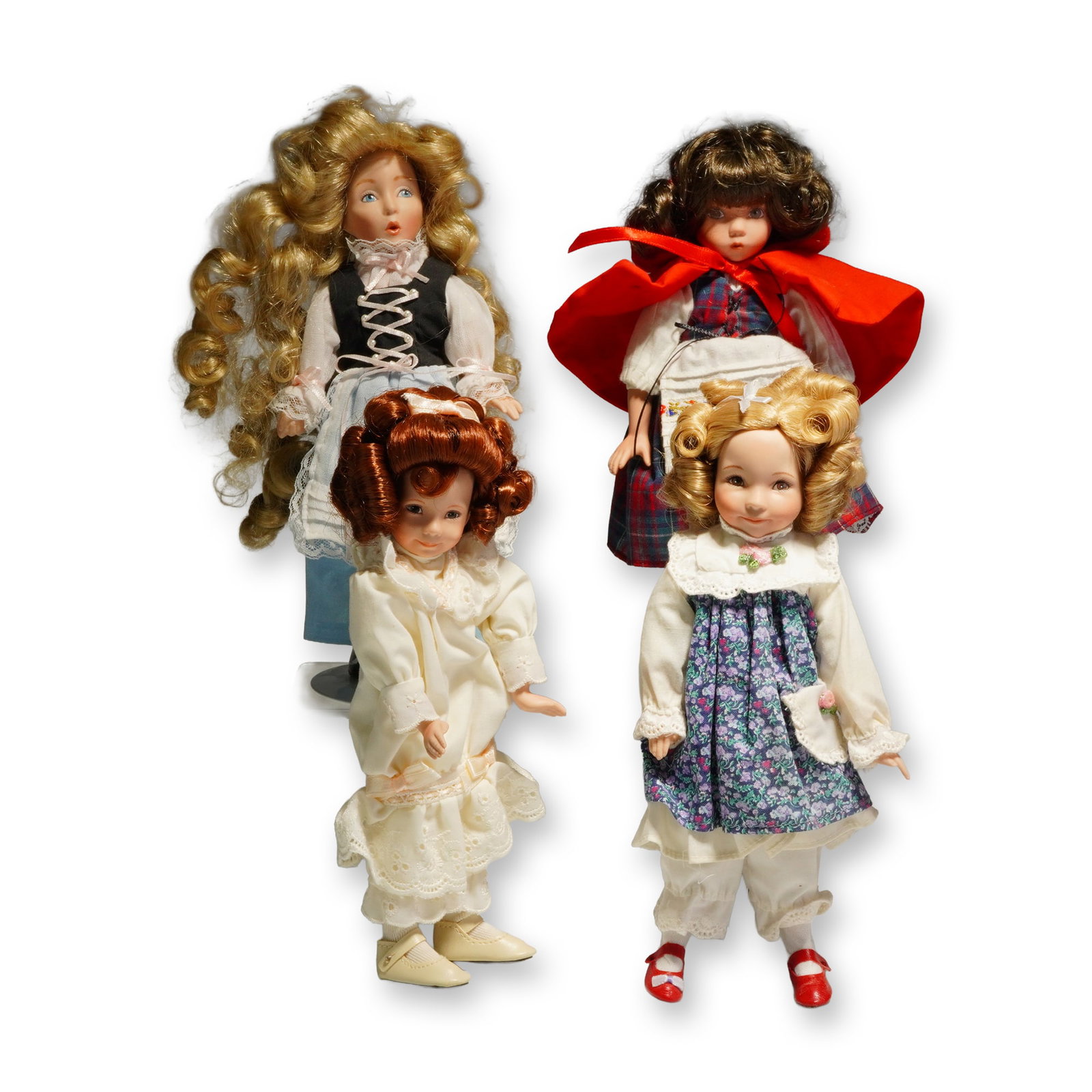 4pc Dianna Effner Porcelain Dolls (1 of 5)
