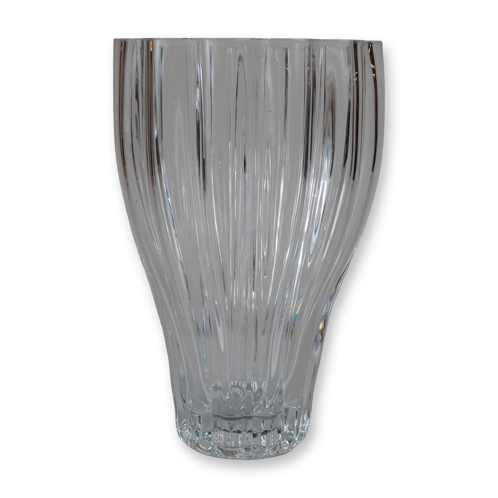 Shannon Crystal Hand Made Fluted Lead Crystal Vase (1 of 4)