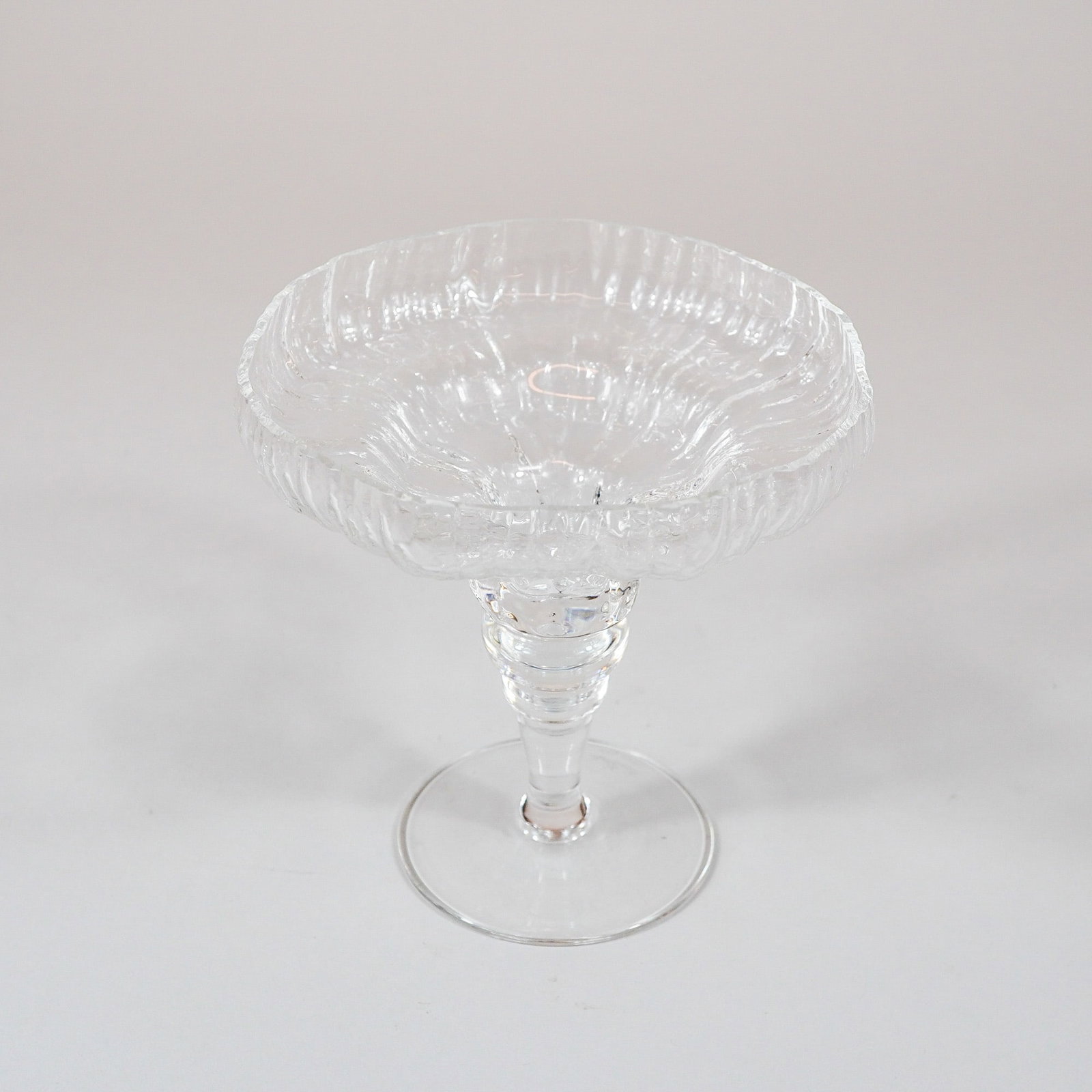 Rosenthal Studio-Line Crystal Compote Dish in Structure Pattern - 2