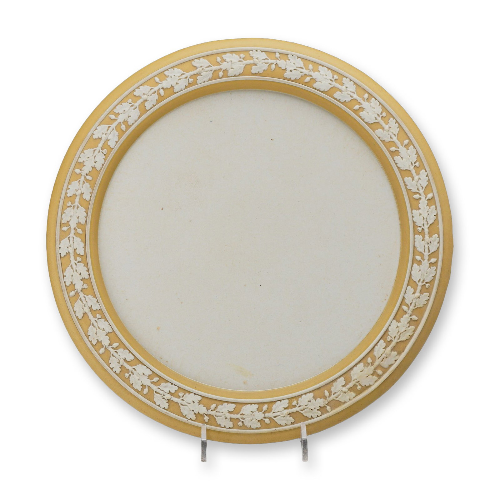 Wedgwood Embossed Queen's Ware Platter with Oak Leaf Garland (1 of 3)