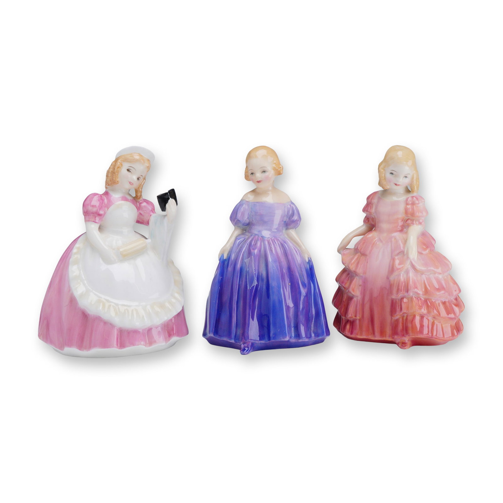 Royal Doulton Porcelain Figurines, Cookie, Marie, and Rose (1 of 3)