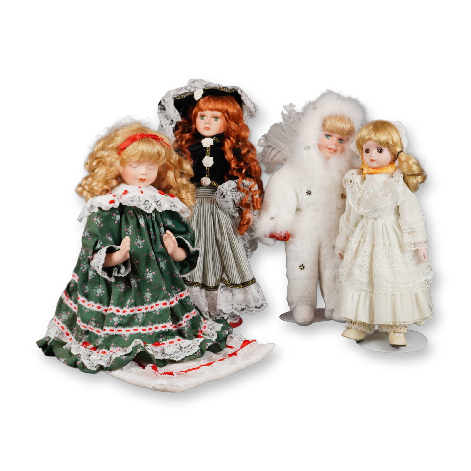 A Collection of Four Collector Porcelain Dolls (1 of 6)
