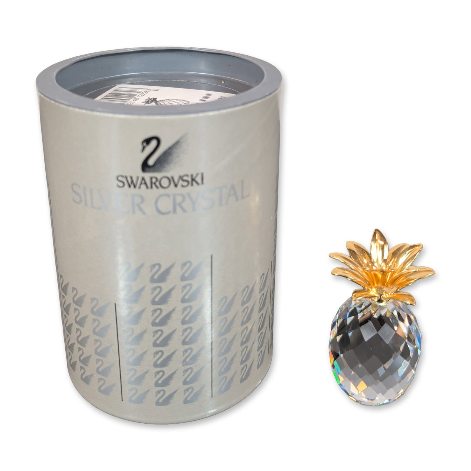 Swarovski Silver Crystal Pineapple Figurine (1 of 5)