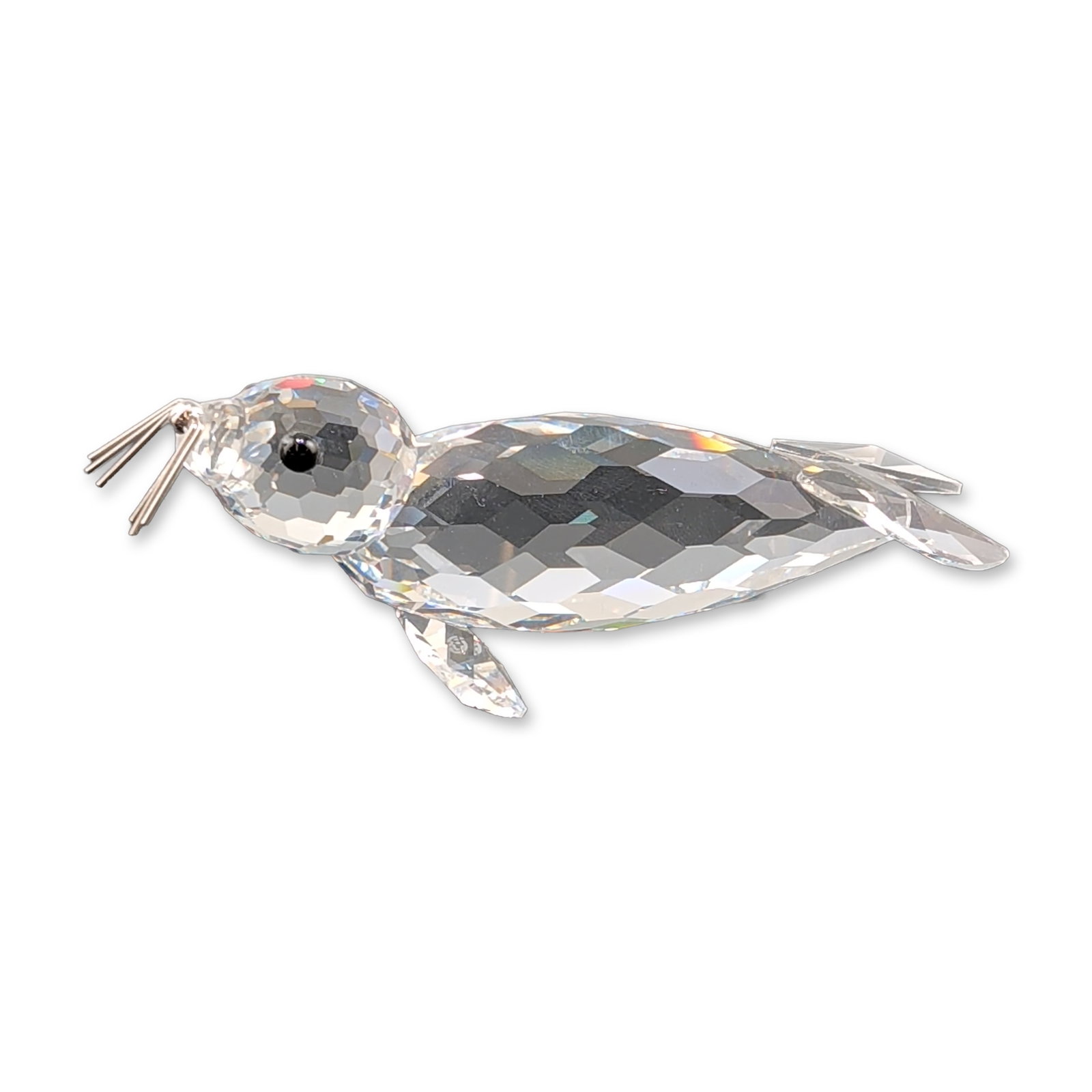 Swarovski Silver Crystal Seal Figurine (1 of 5)