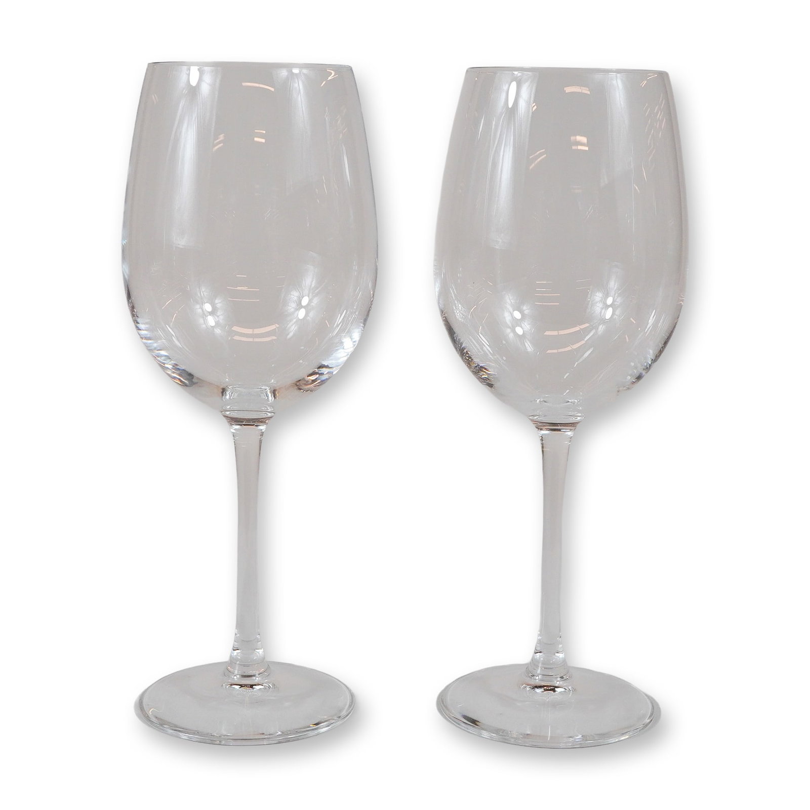 A Pair of Riedel 2pc Clear Crystal Wine Glasses (1 of 3)