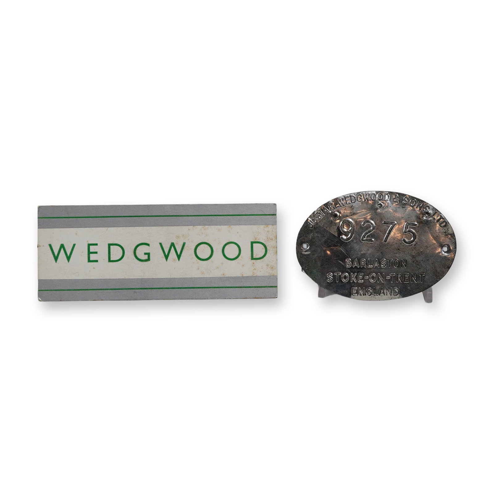 Two Wedgwood Advertising and Shipping Items (1 of 4)