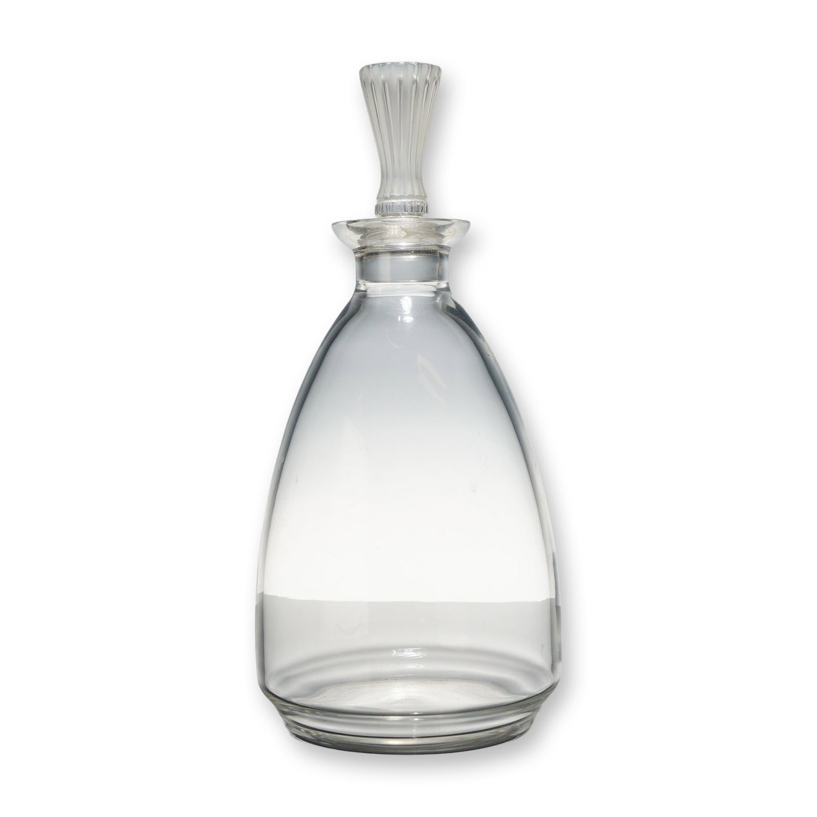Lalique France Crystal Decanter with Frosted Stopper, Barsac Pattern (1 of 4)