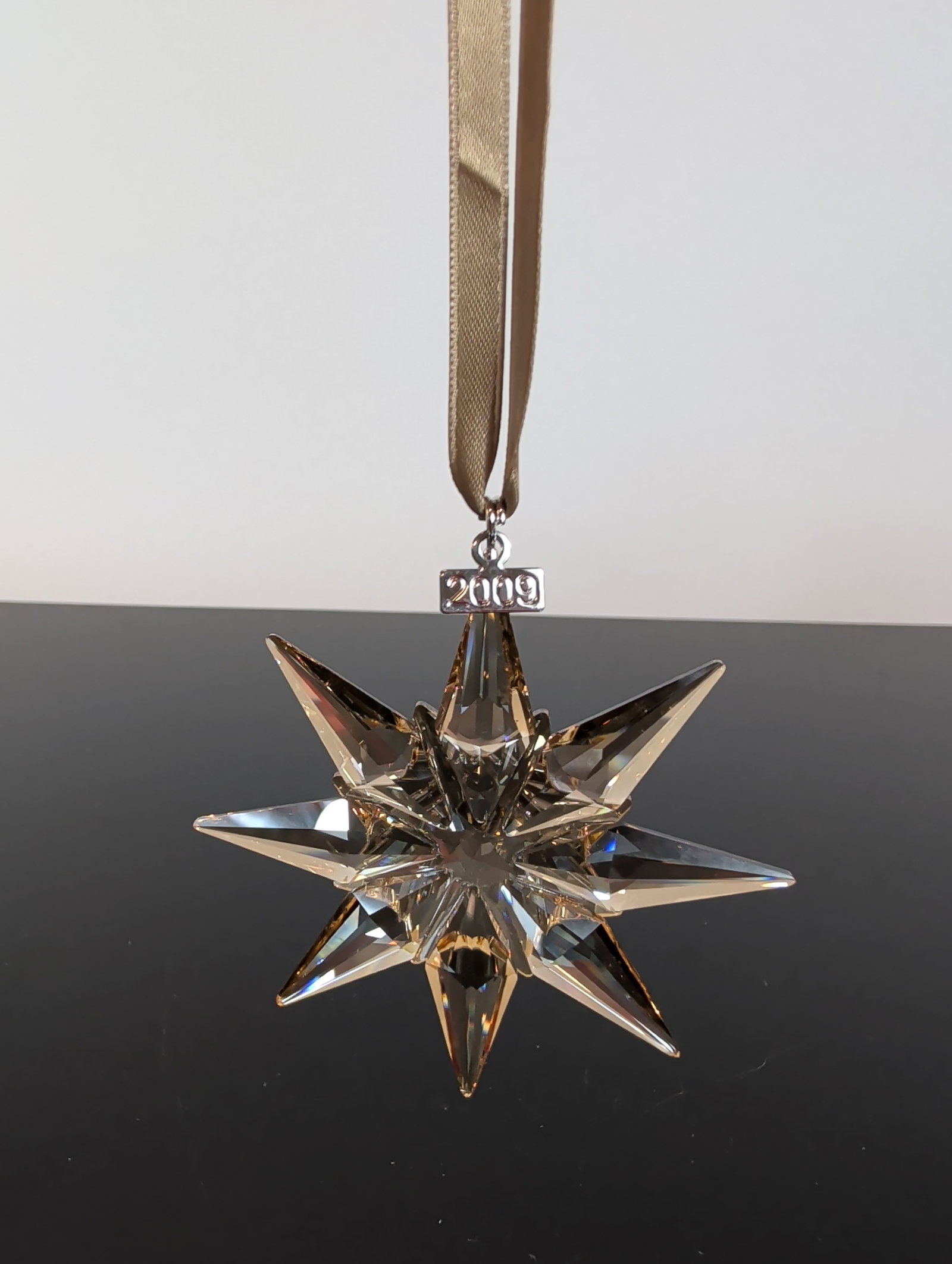 Swarovski 2009 Scs Crystal Star Ornament Auction