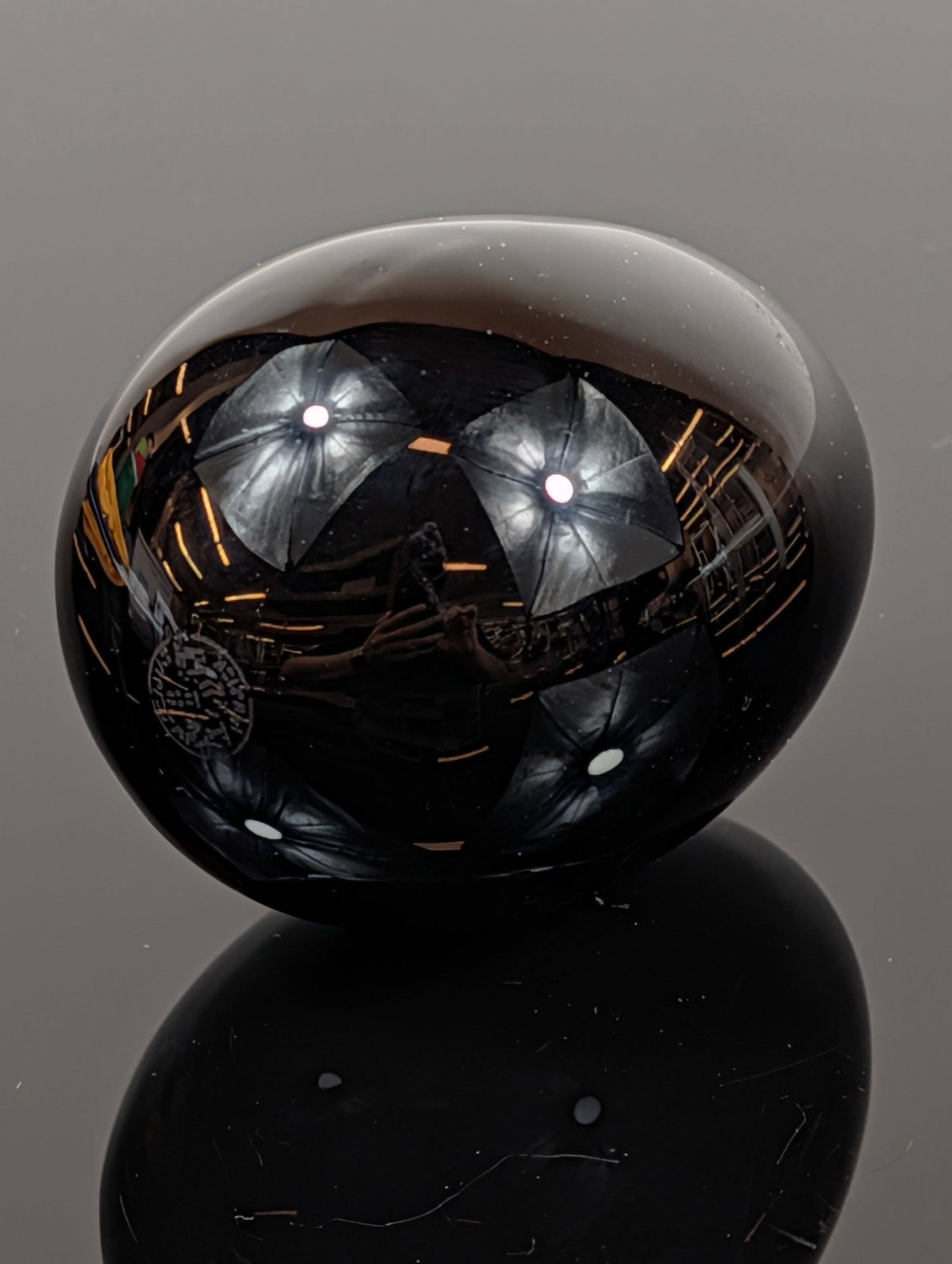Baccarat Black Crystal Easter Egg - 2