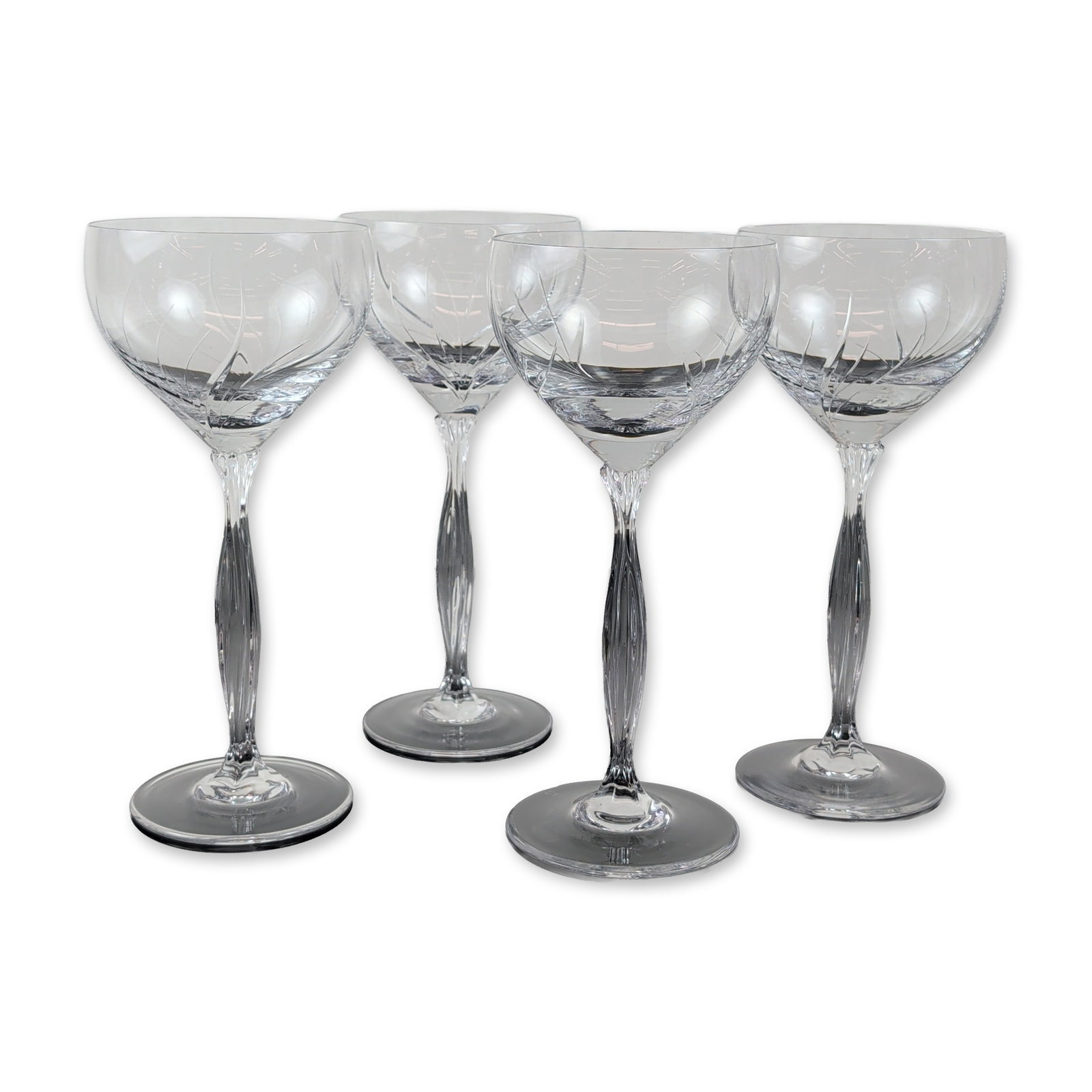 Set of Four Spiegelau Vesta Crystal Water Goblet (1 of 6)