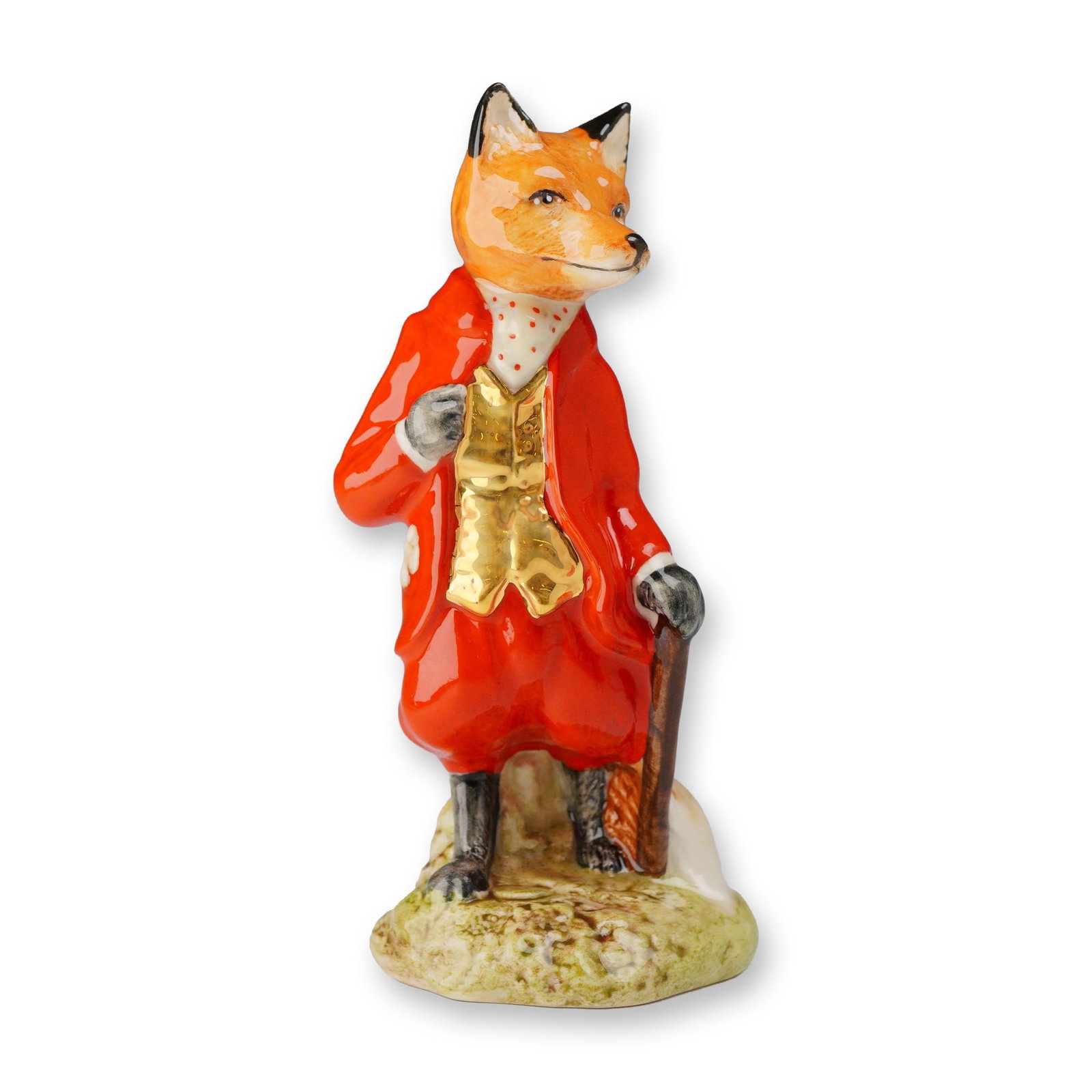 Royal Doulton Beatrix Potter Prototype Figurine, Mr Tod: Royal Doulton Prototype Beatrix Potter Mr Tod. A rare and highly desirable prototype created and tested for the Better Red limited edition series in the early 1990s but ultimately never put into produ