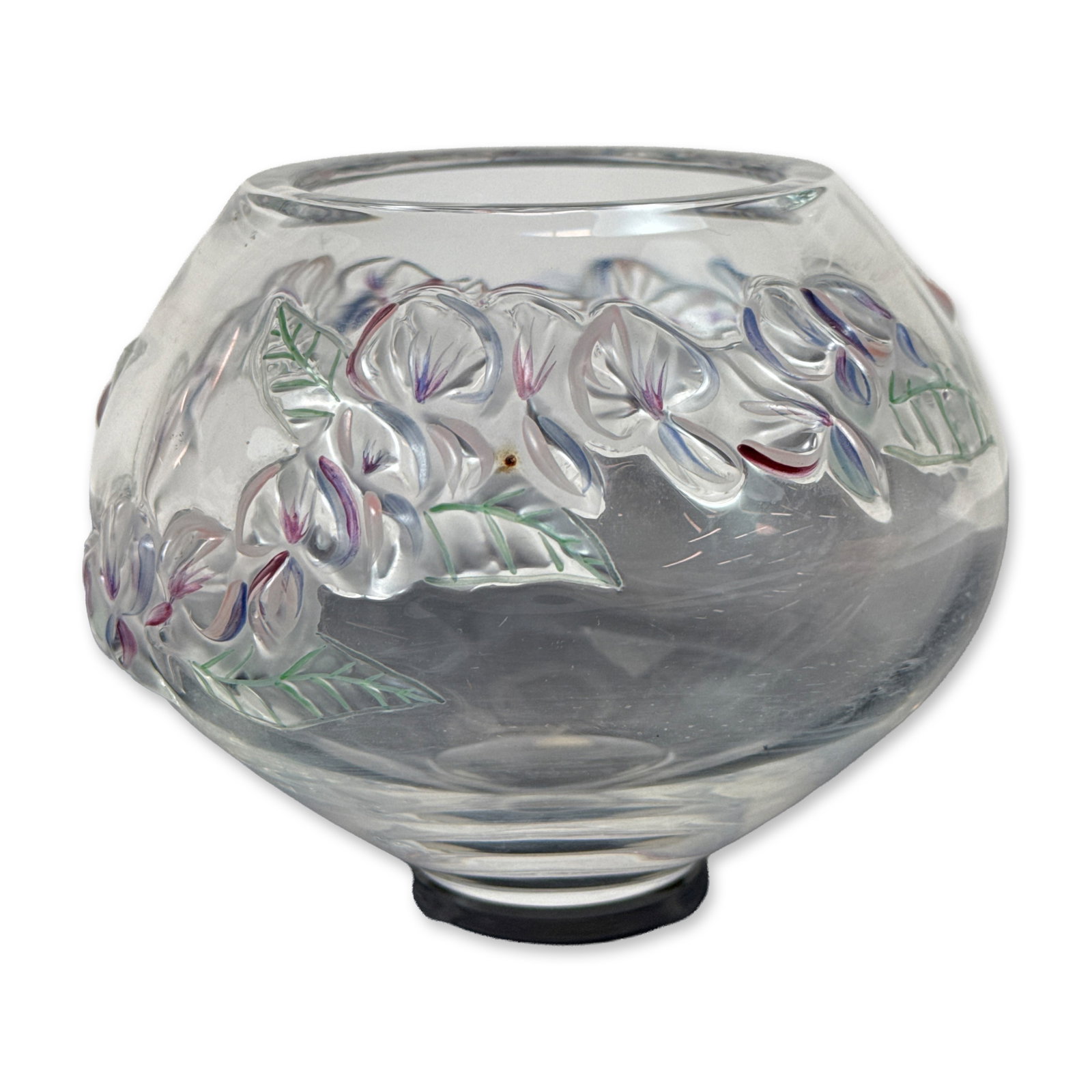 Lalique France Coeur de Jeanette Crystal Vase (1 of 4)