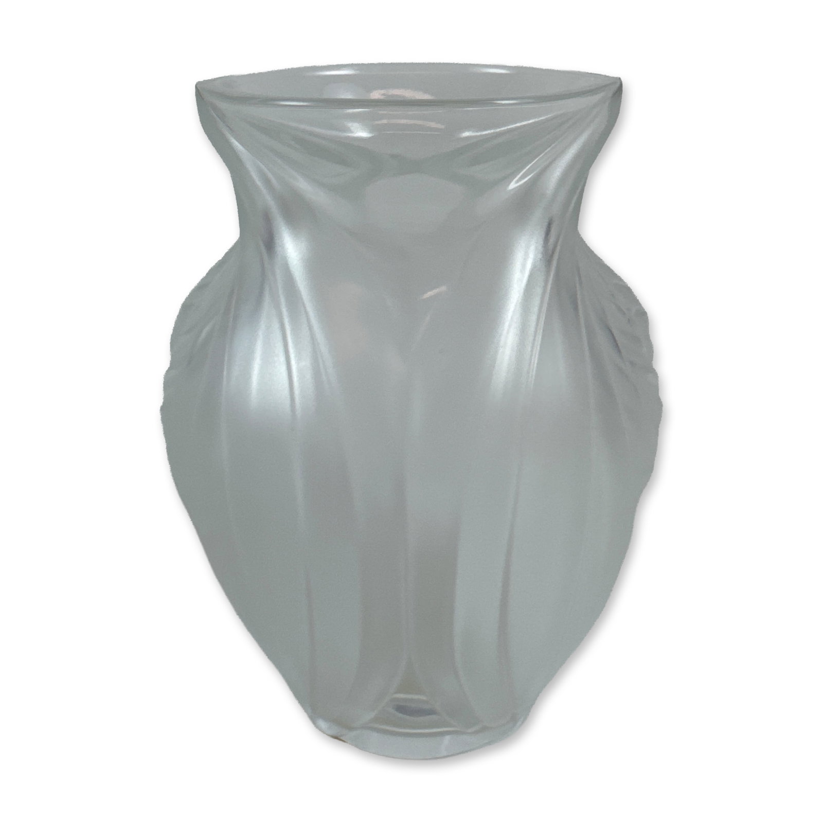 Lalique France Pavie Frosted Crystal Vase (1 of 4)