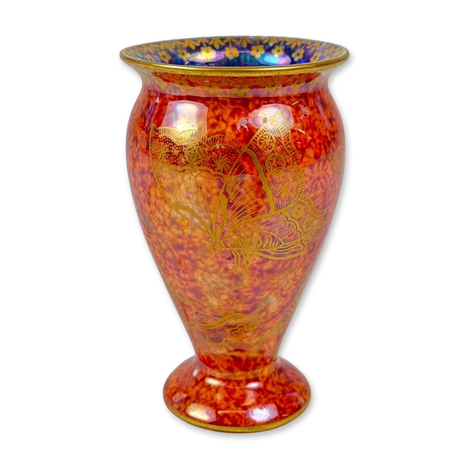 Wedgwood Butterfly Lustre Miniature Vase, Z4825 (1 of 4)