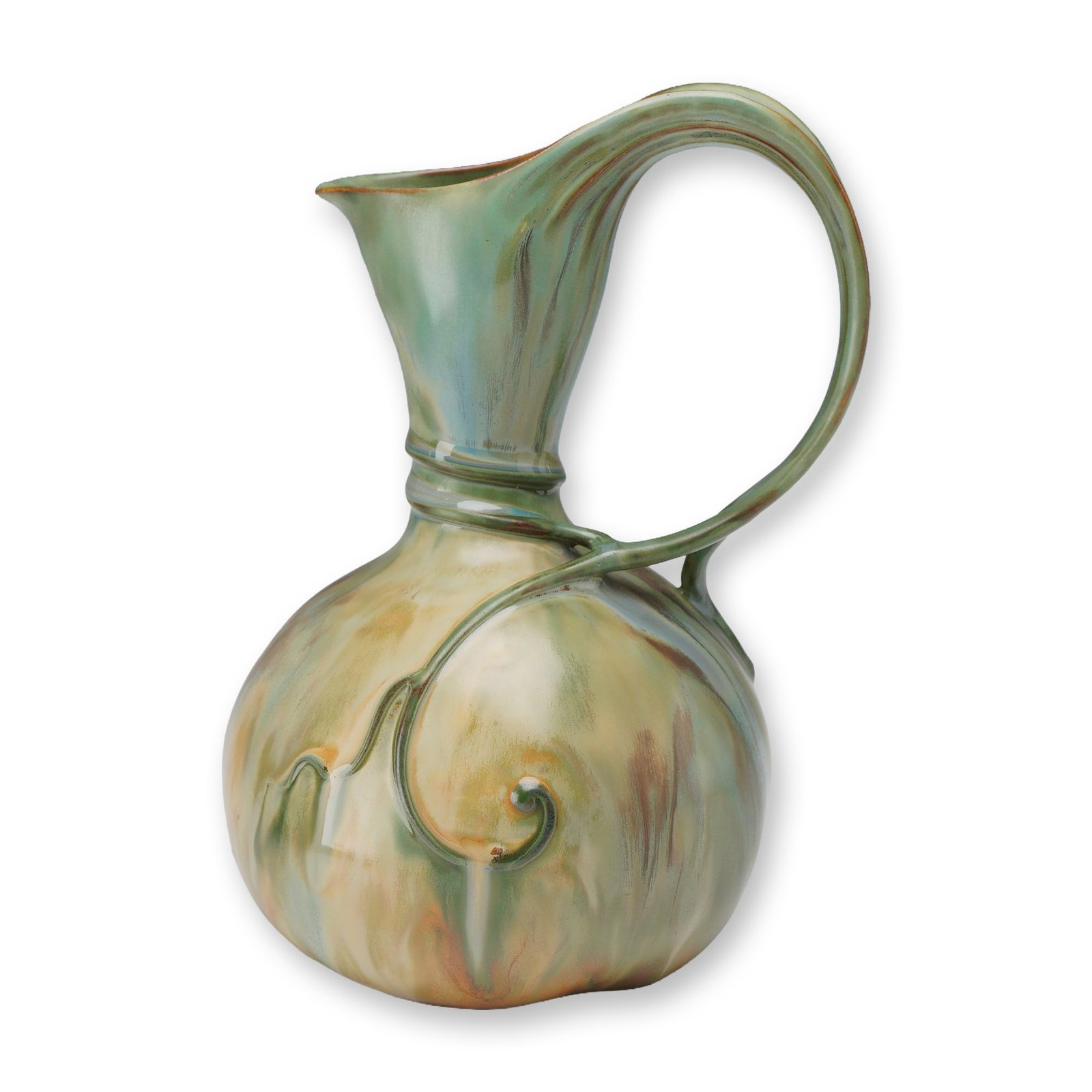 Leon Kann for Manufacture Nationale de Sevres Art Nouveau Porcelain Pitcher (1 of 3)