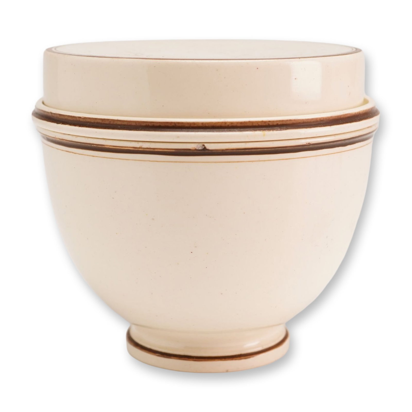 Wedgwood Creamware Perforated Berry Bowl and Cover (1 of 4)