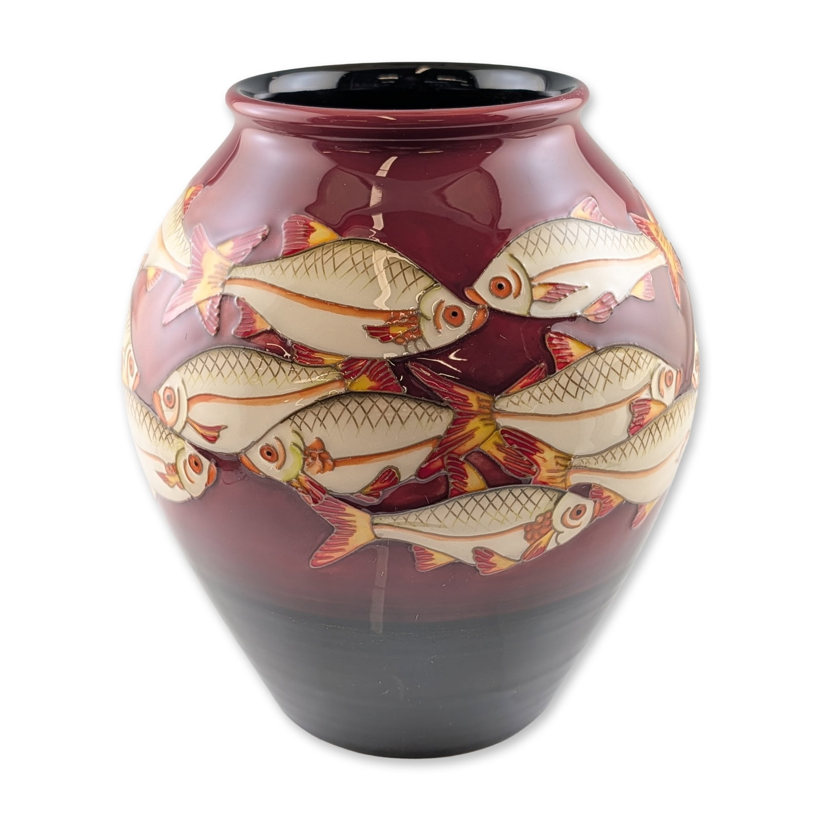 Moorcroft Pottery Very Rare Only 10 Made Fish Vase (1 of 3)