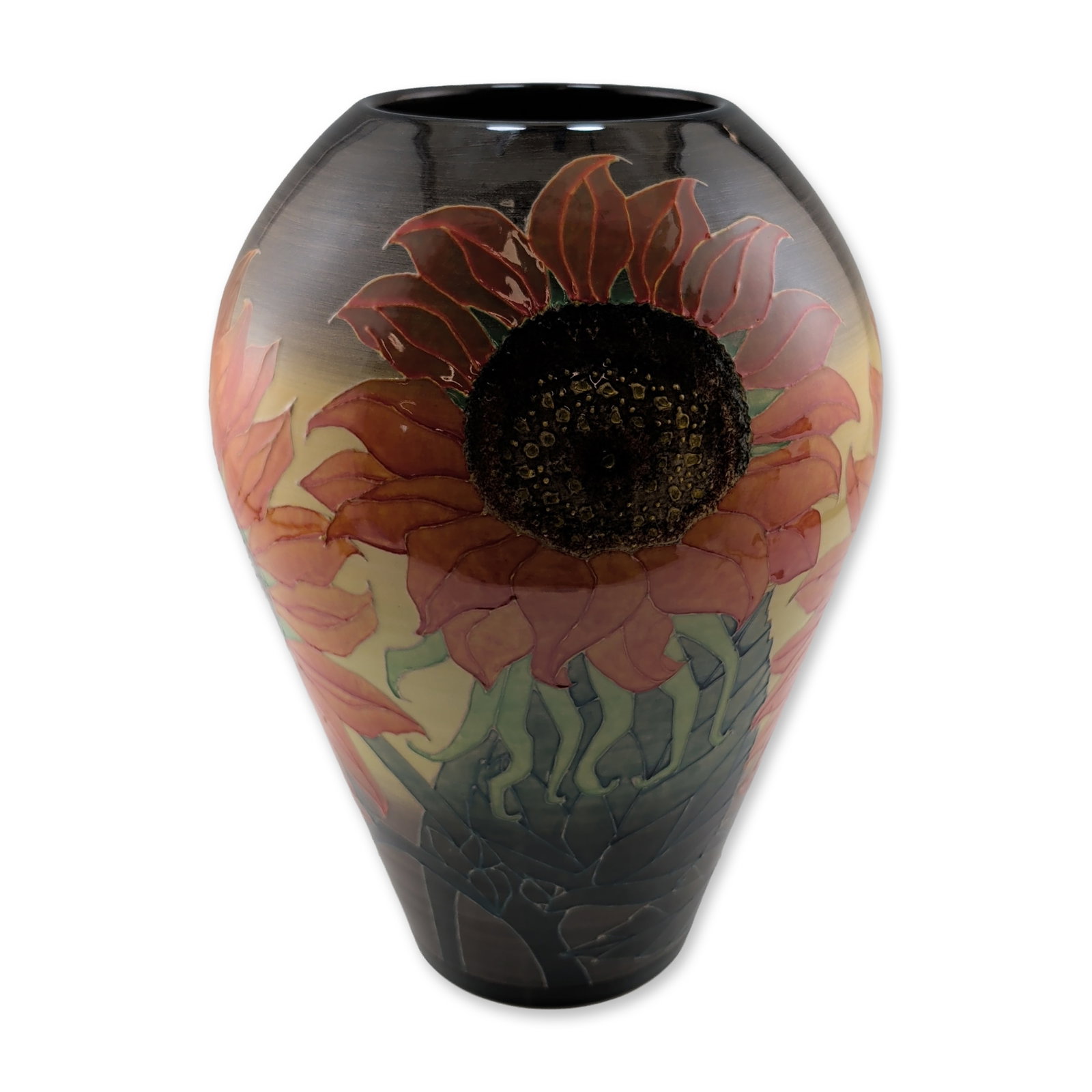 Dennis Chinaworks by Sally Tuffin Large Sunflower Pottery Vase (1 of 3)