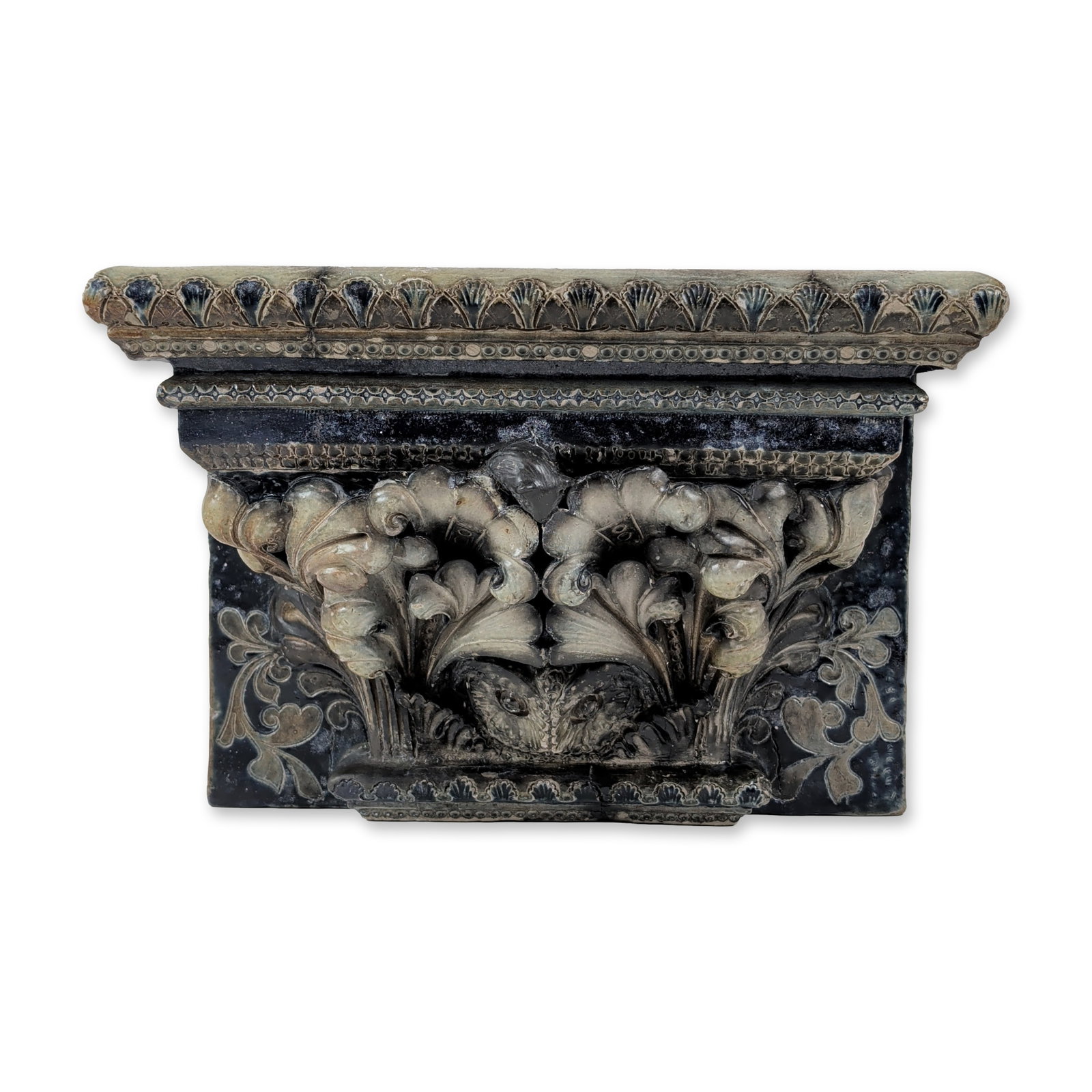 Martin Brothers Important and Very Rare Fireplace Mid-Section With Multiple Animals, Signed & Dated (1 of 6)