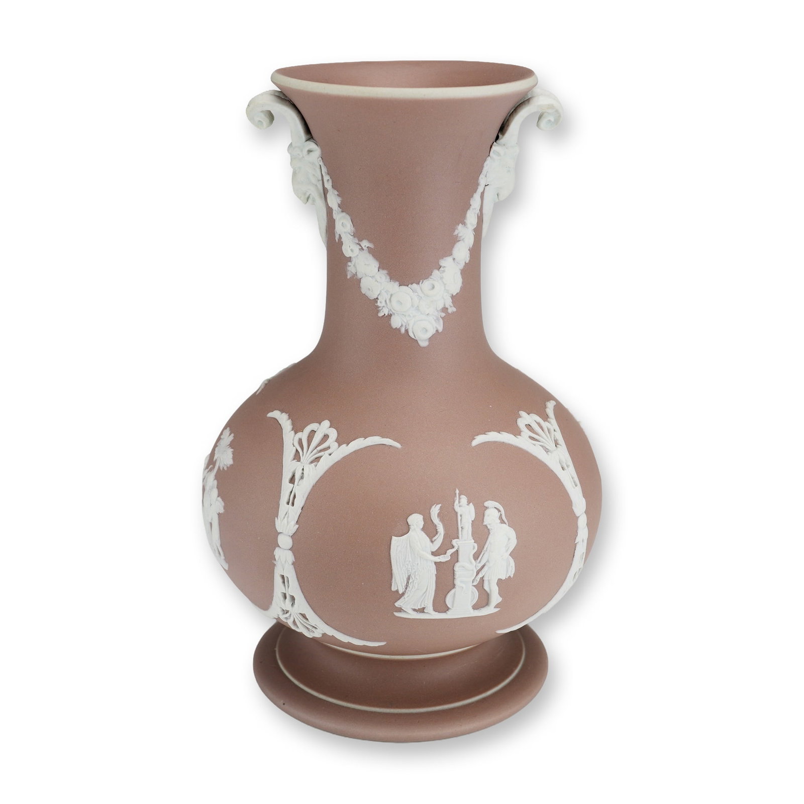 Wedgwood Lilac Jasperware Neoclassical Vase (1 of 4)