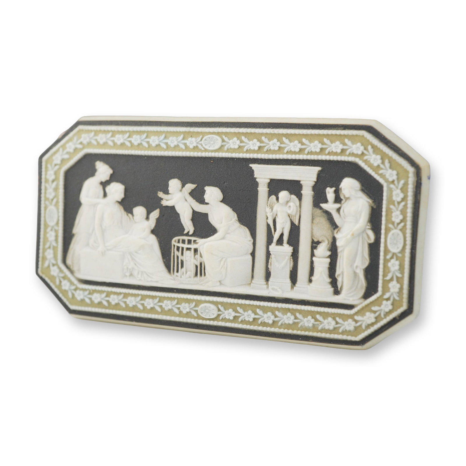 Wedgwood Tri-Color Jasperware The Sale of Loves Miniature Plaque (1 of 3)