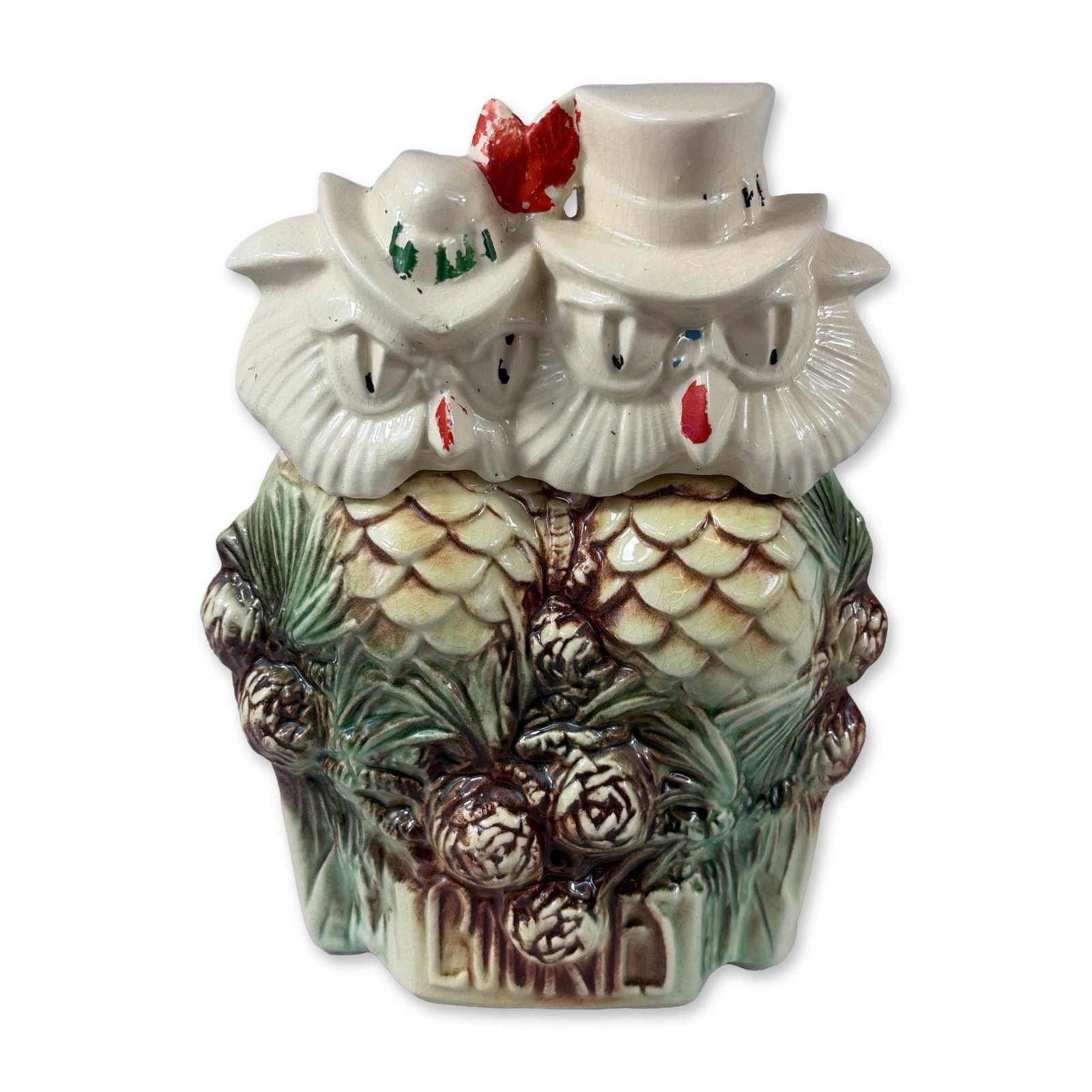 McCoy Ceramic Pottery Owl Cookie Jar (1 of 4)