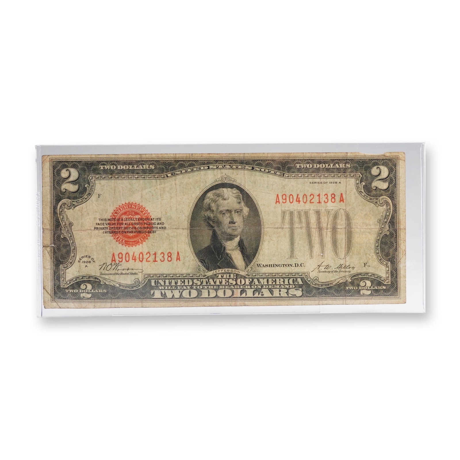 1928A U.S. Red Seal Two Dollars Note (1 of 8)