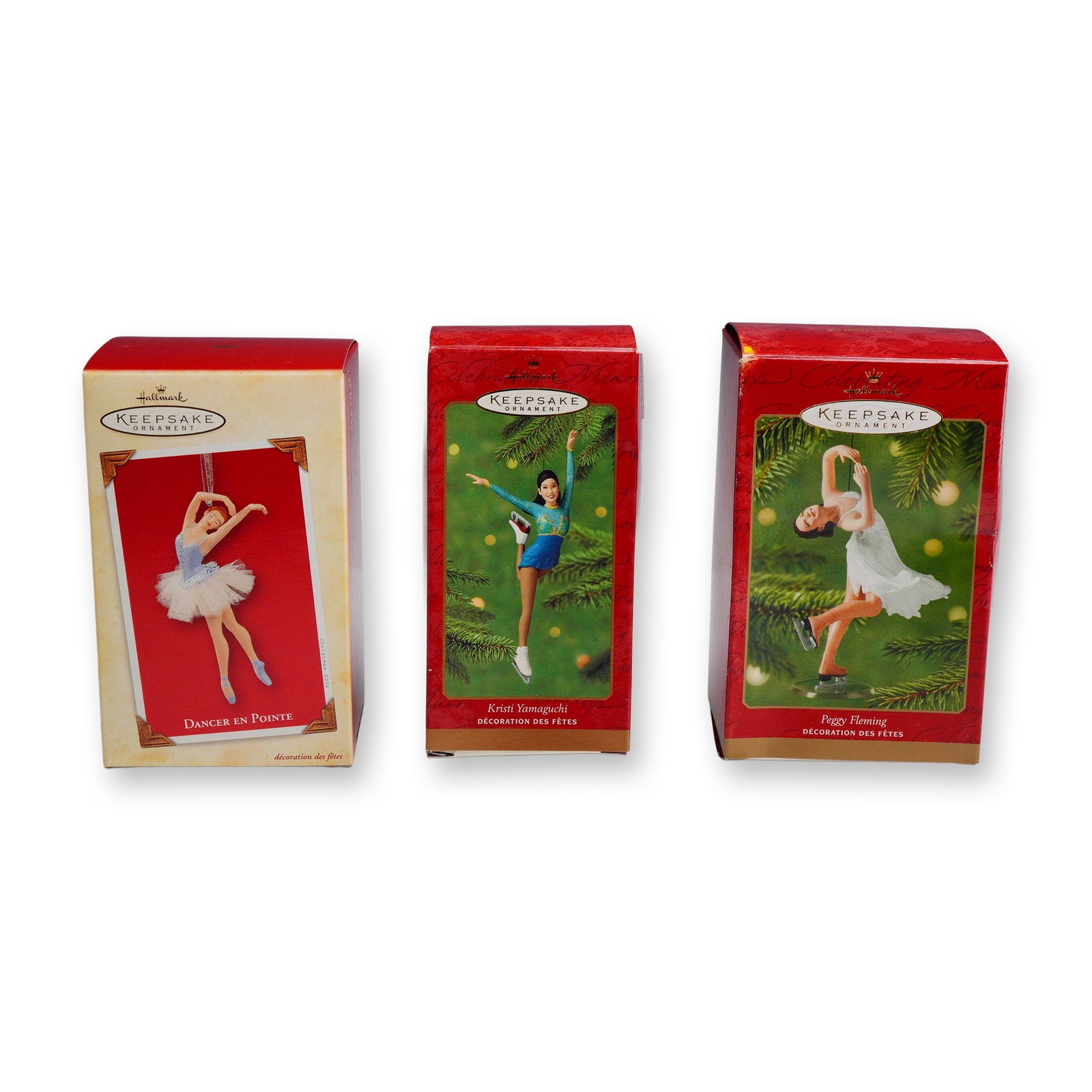3pc Hallmark Keepsake Ornaments