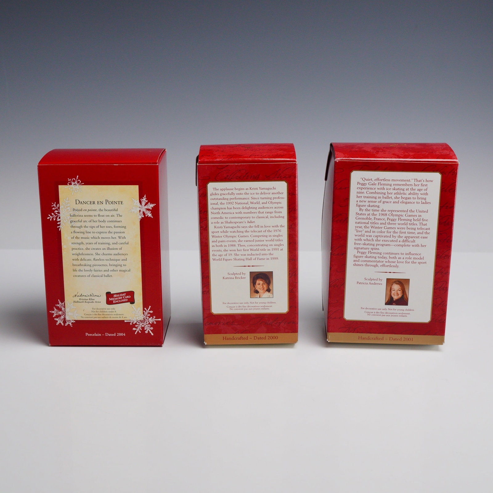 3pc Hallmark Keepsake Ornaments - 2