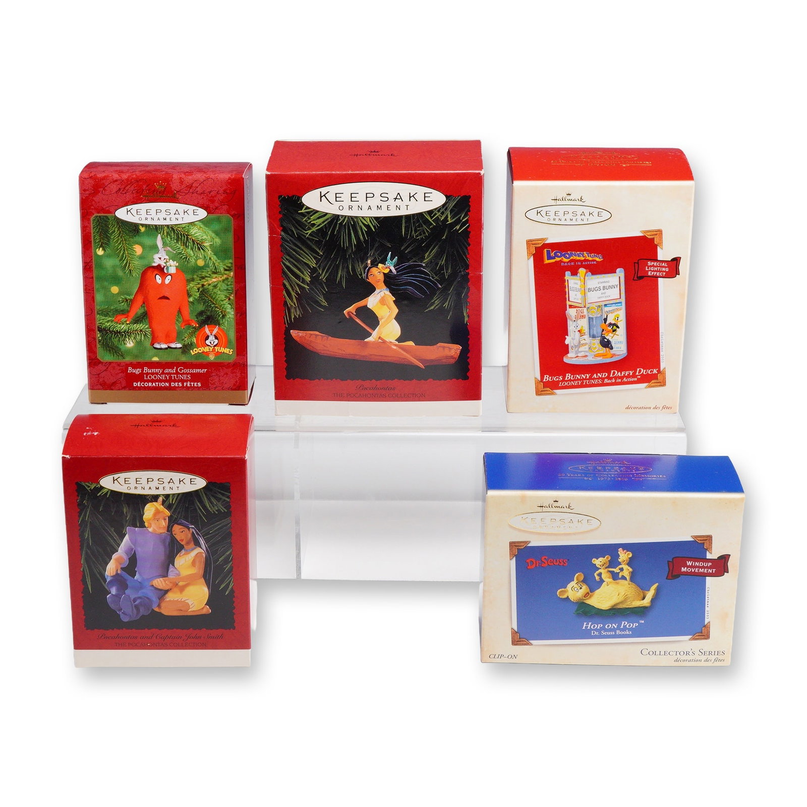 5pc Hallmark Keepsake Ornaments
