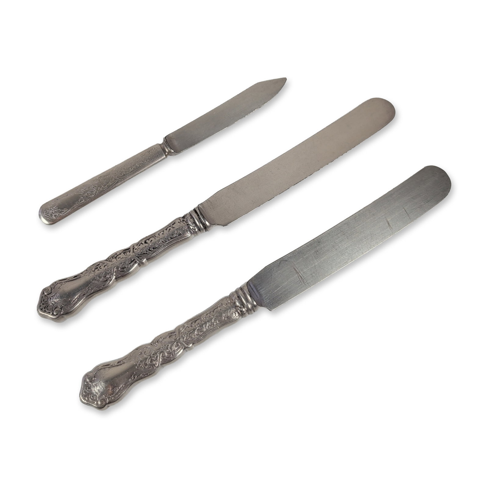 Three William Rogers Mfg. Co and More Mixed Sterling and 80% Silver Knives (1 of 3)